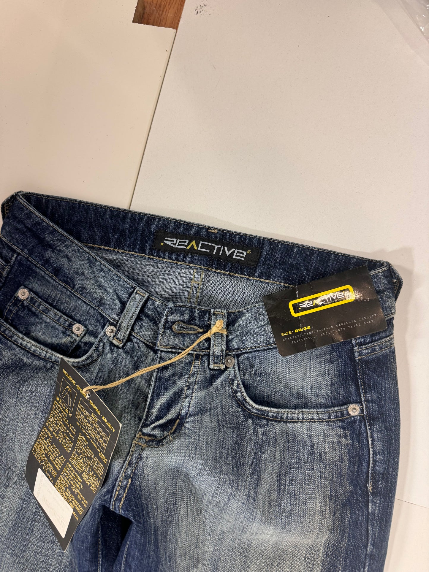 Lågmidjade jeans stl: XXXS (W26/L32)