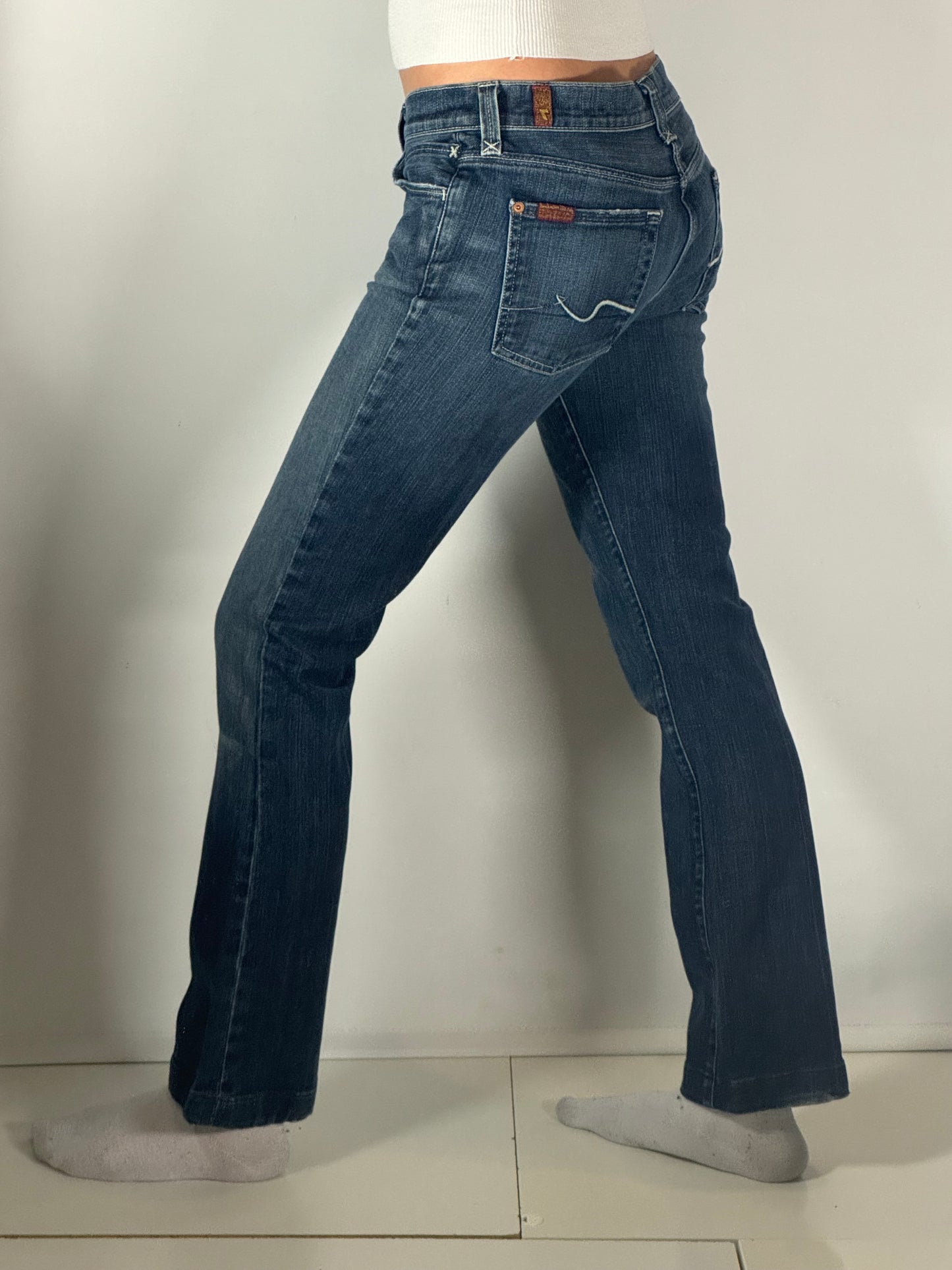 Lågmidjade jeans stl: S