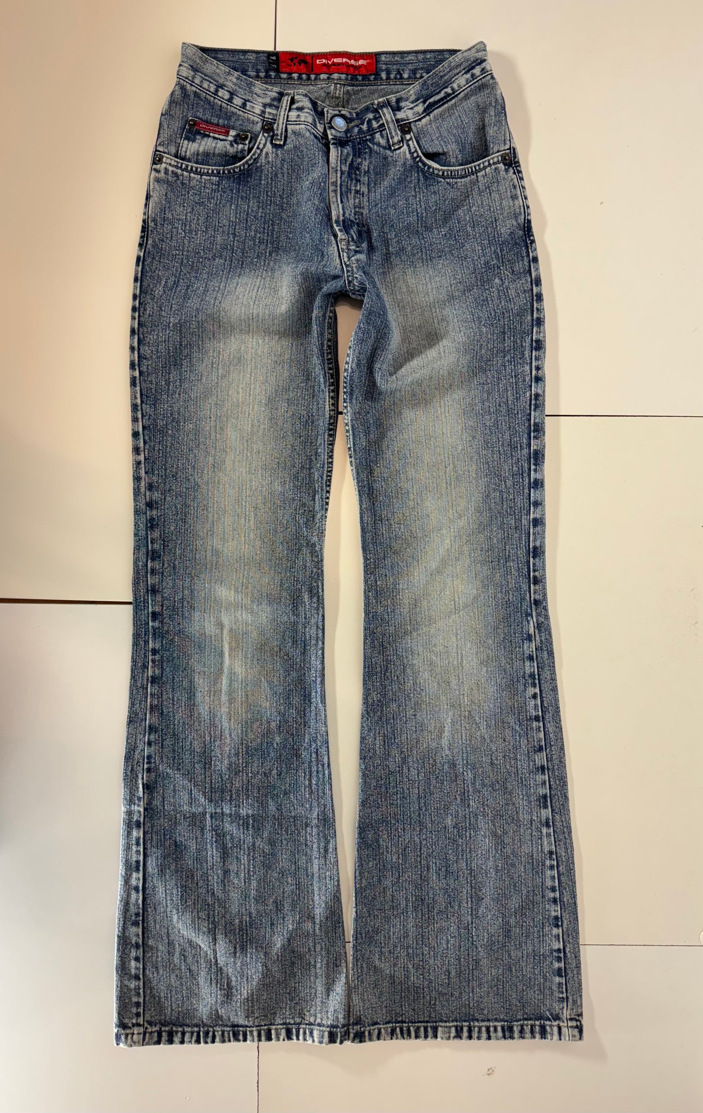 Utsvängda jeans–stl: XXS