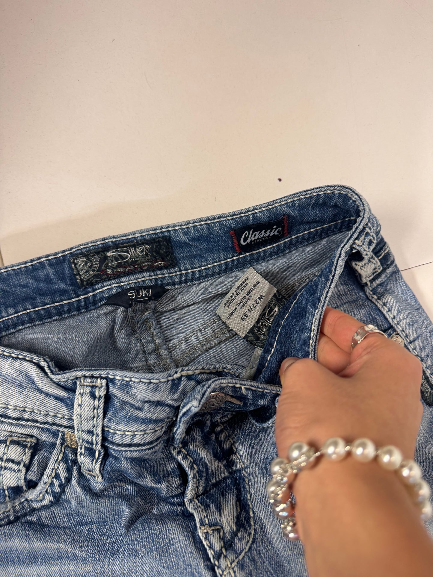 Lågmidjade jeans stl: XS