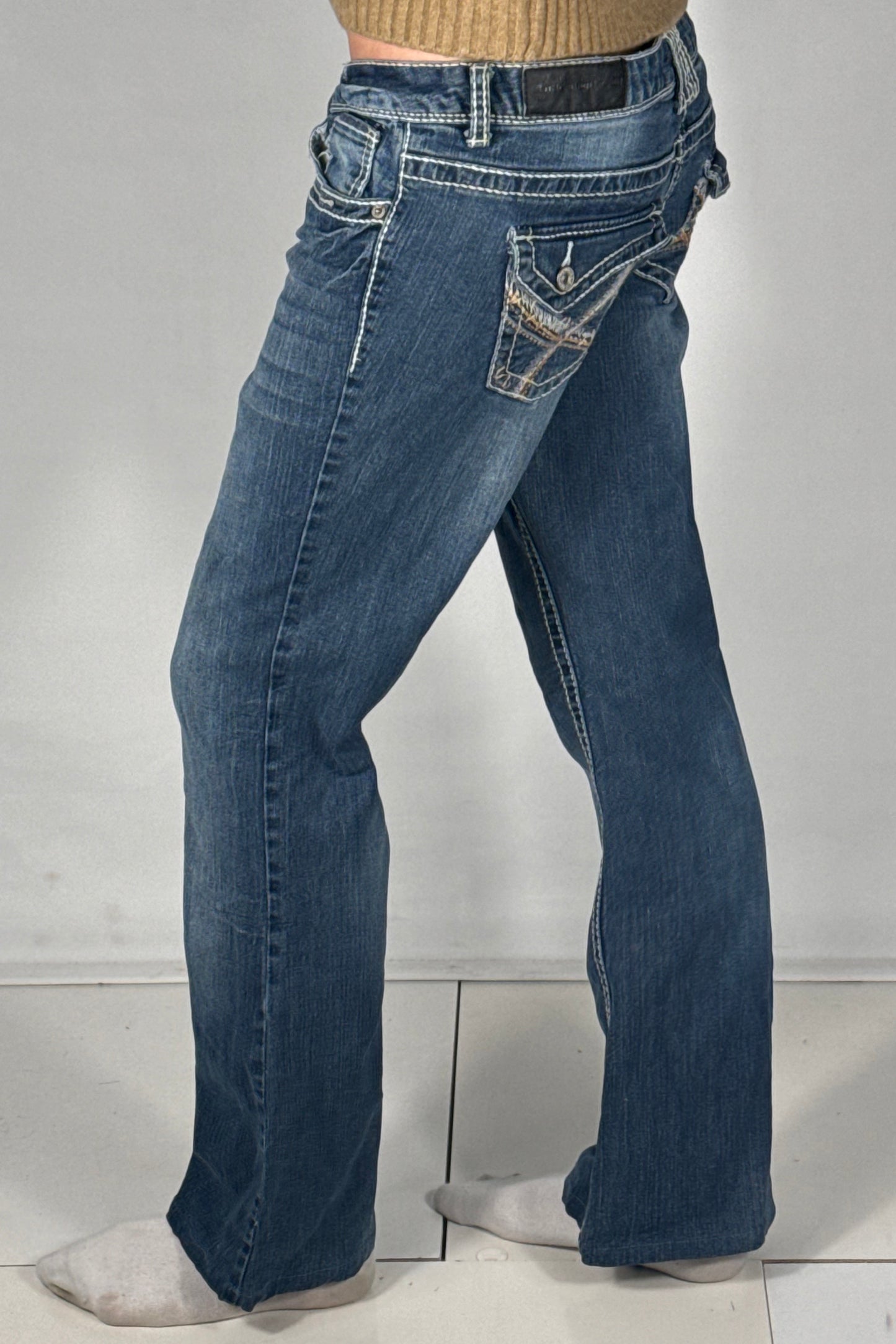 Lågmidjade jeans stl: M