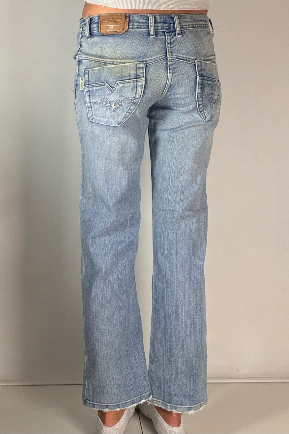 Lågmidjade jeans stl: XS