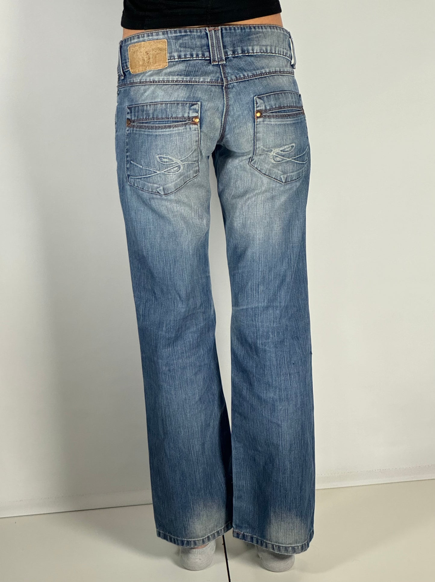 Lågmidjade jeans stl: S