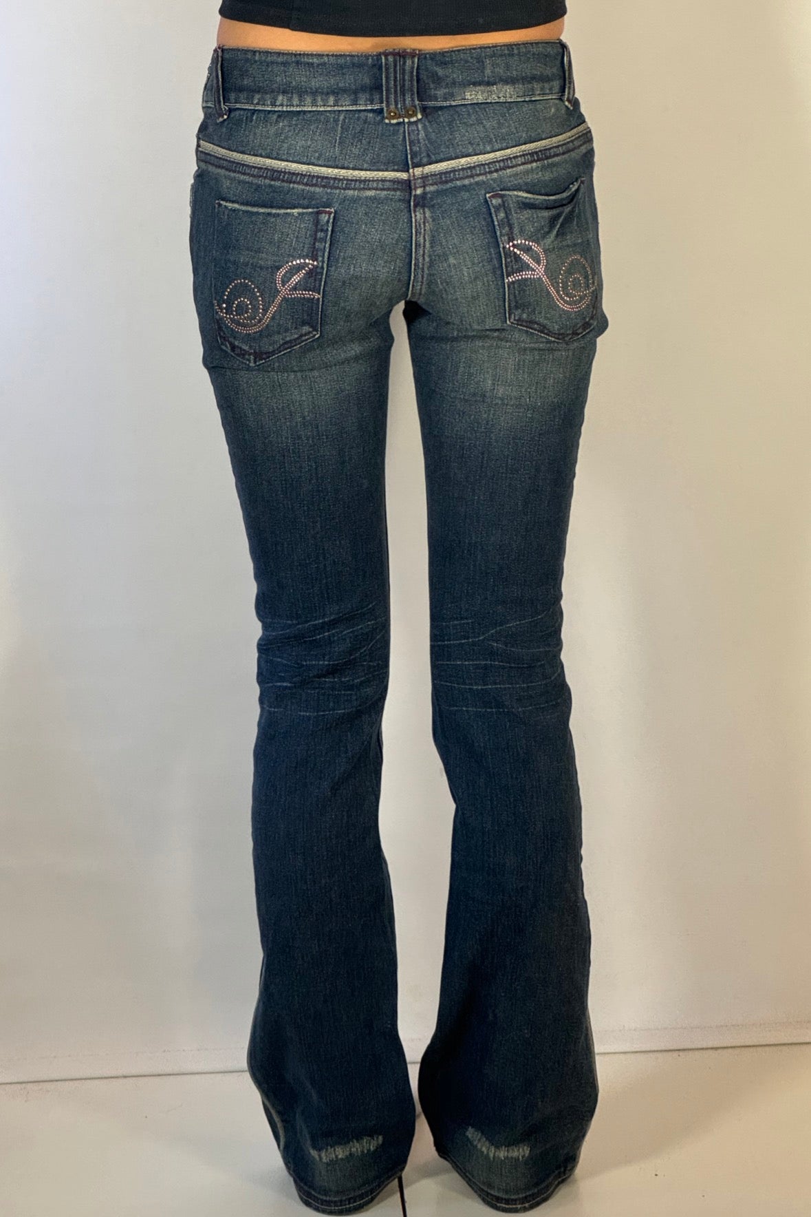 Lågmidjade jeans stl: XS