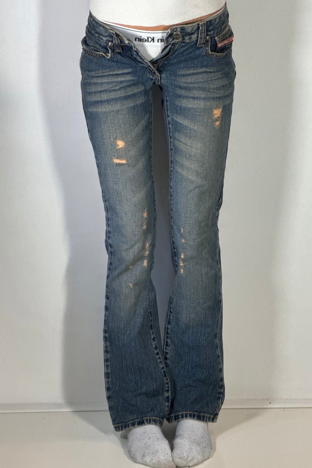 Lågmidjade jeans stl: XXXS