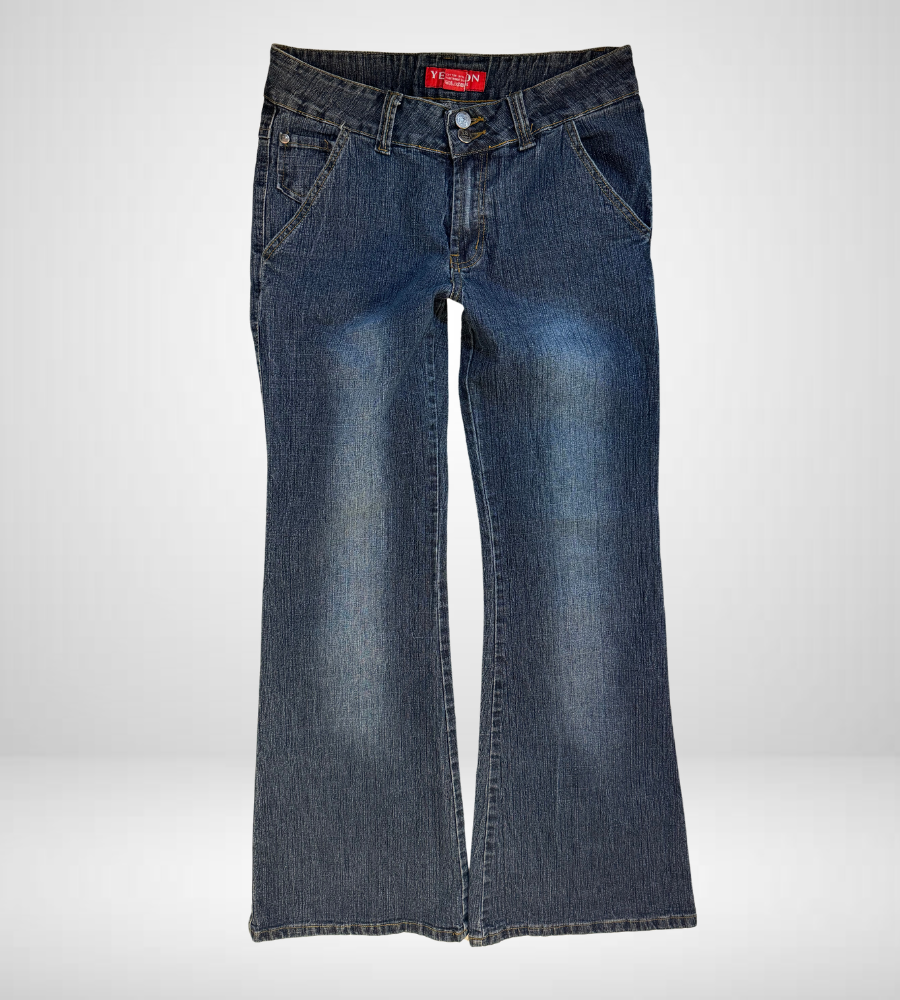 Lågmidjade jeans–stl: S