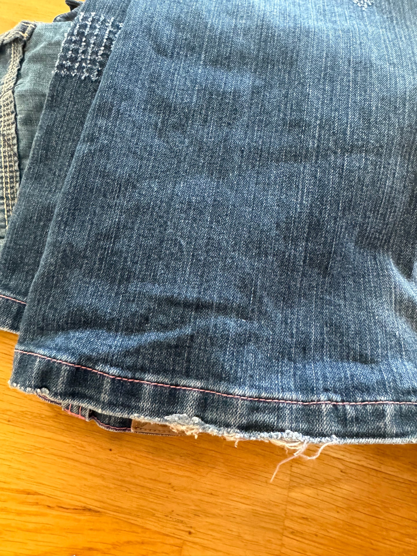 Lågmidjade jeans–stl: XXXS