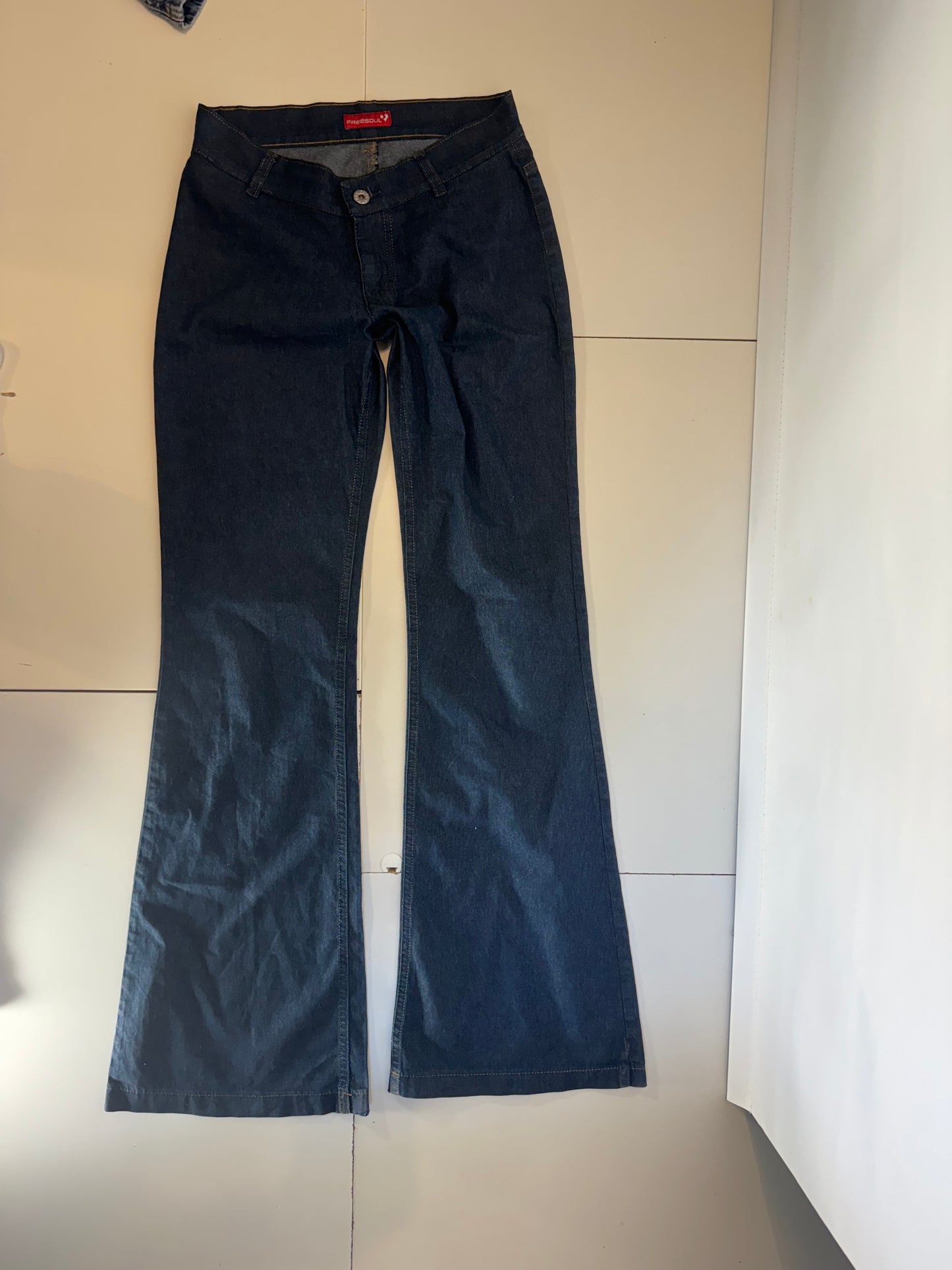 Lågmidjade jeans–stl: XS