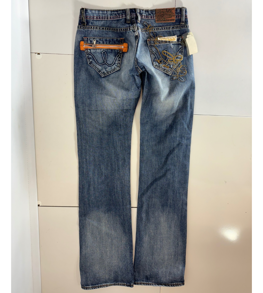 Lågmidjade jeans–stl: S