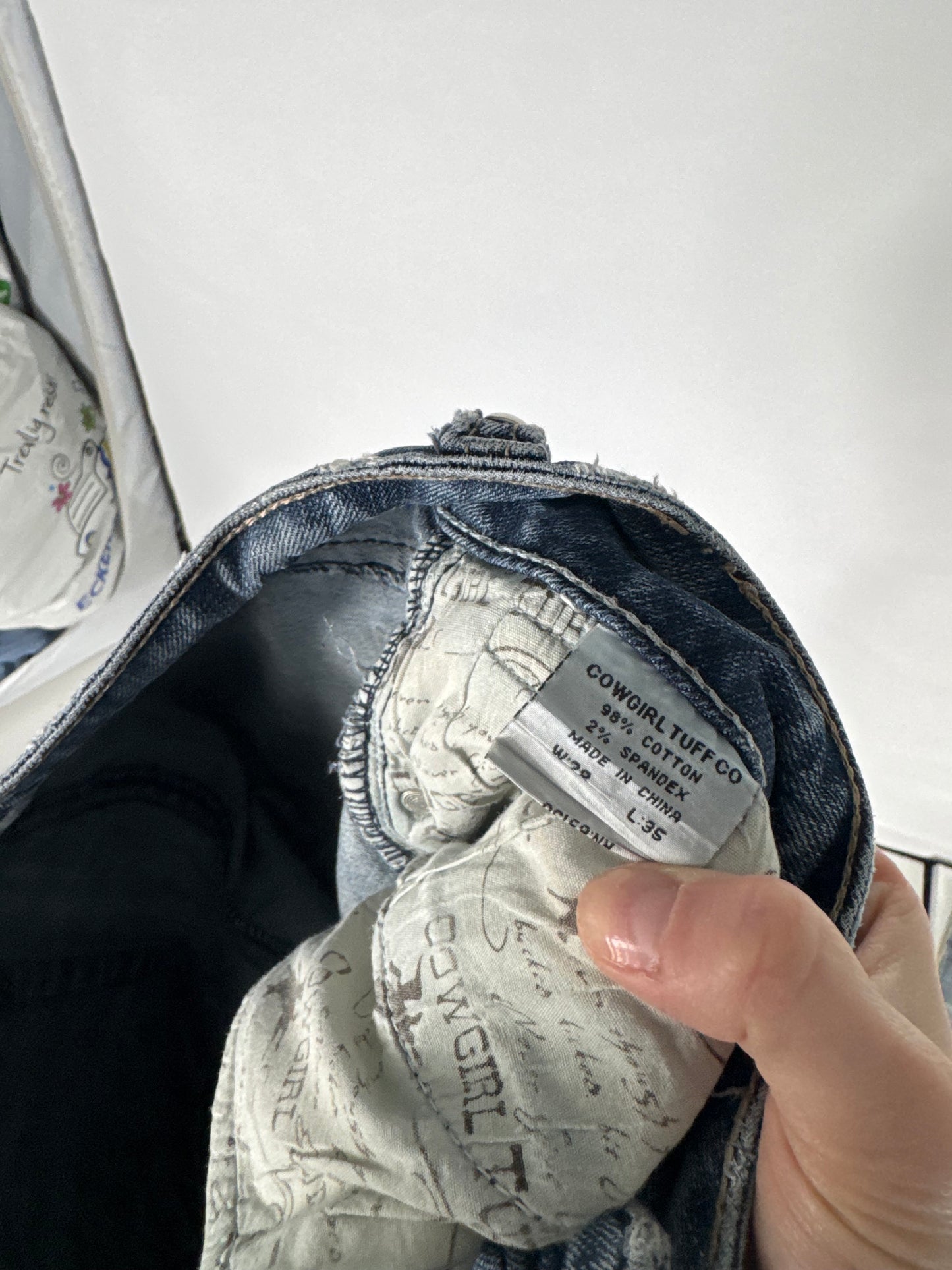 Lågmidjade jeans stl: S