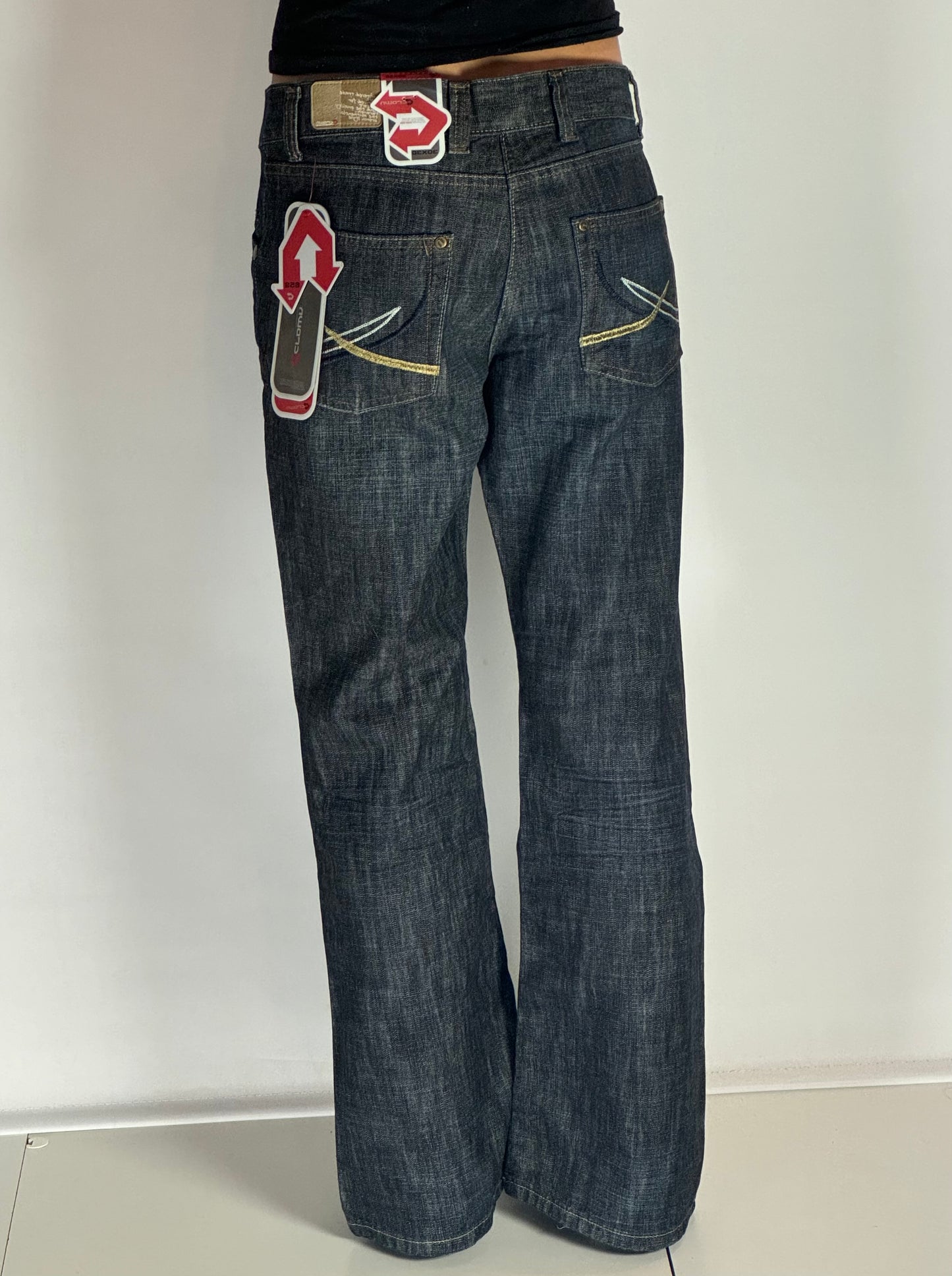 Utsvängda Jeans stl: S/M
