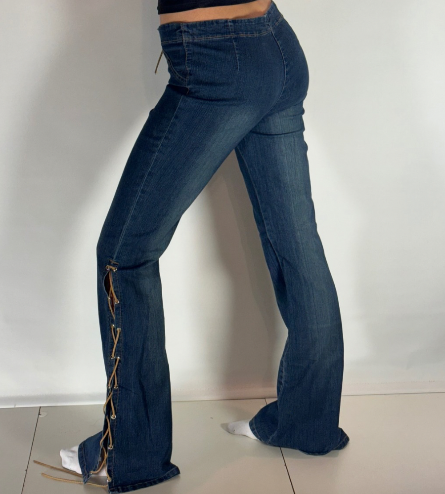 Lågmidjade jeans – S