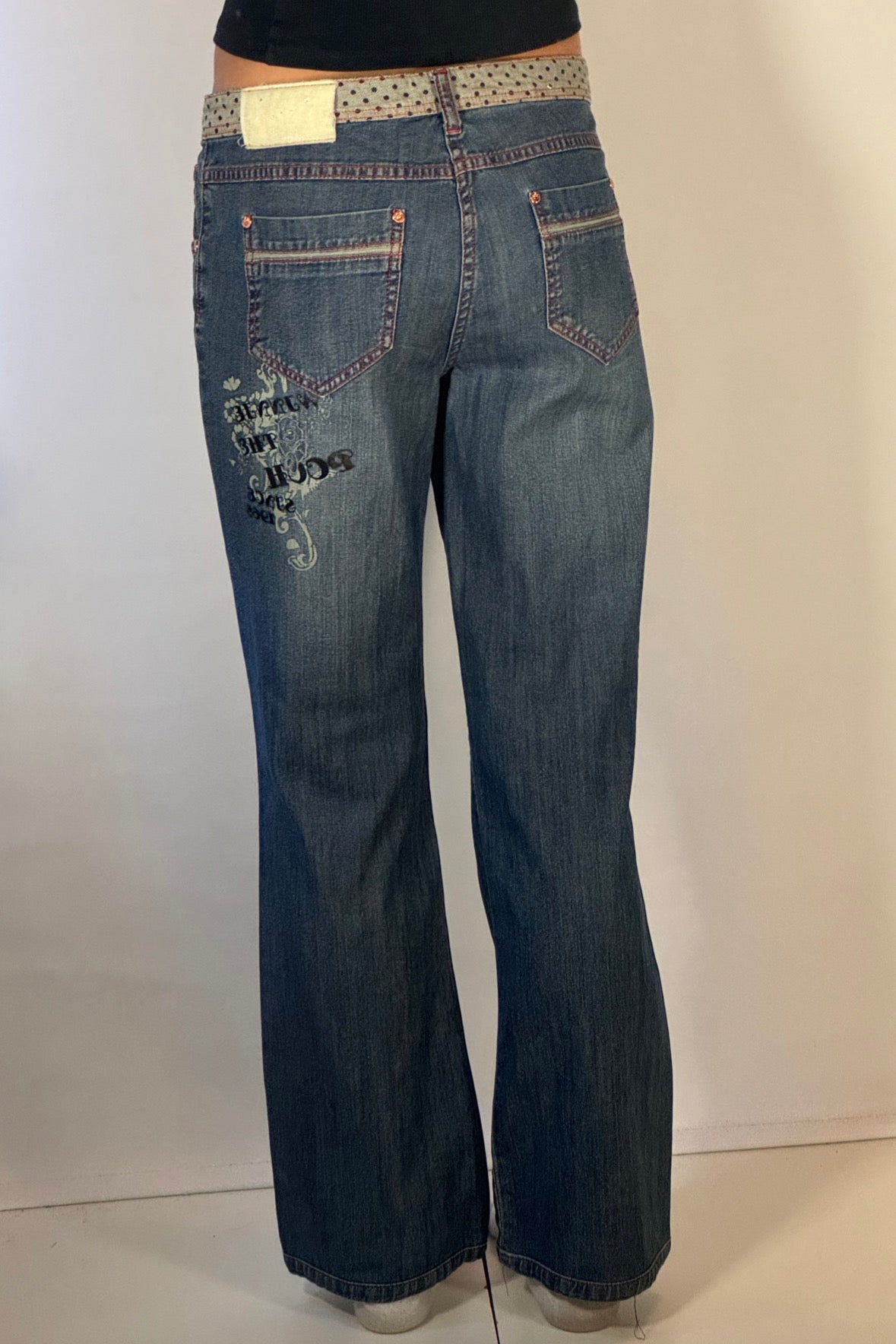 Lågmidjade jeans stl: S