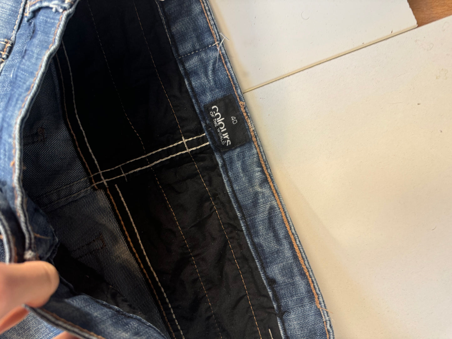 Lågmidjade jeans stl: M