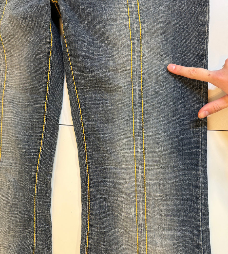 Lågmidjade jeans–stl: M