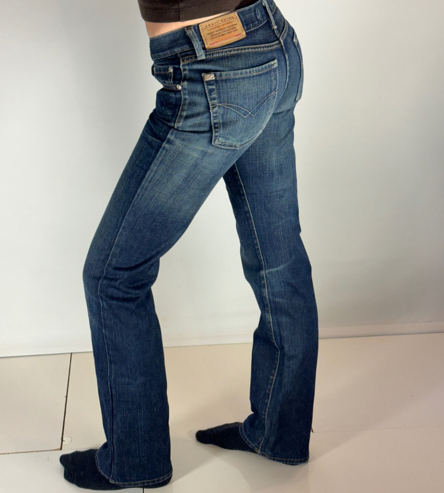 Lågmidjade jeans–stl: XS