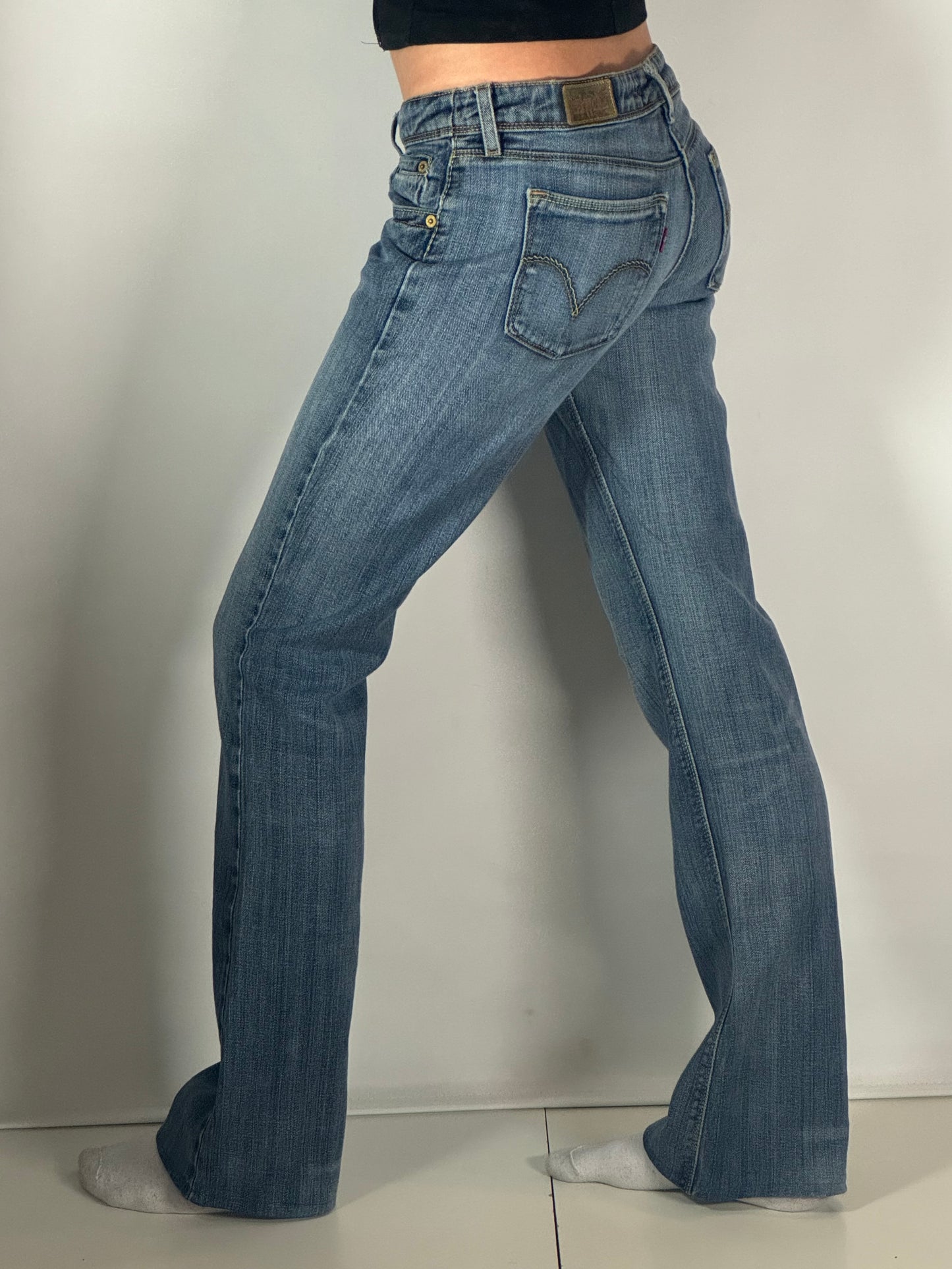 Lågmidjade jeans stl: S