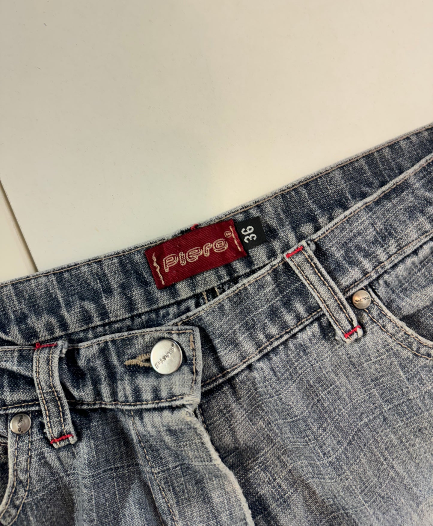 Lågmidjade jeans–stl: XS