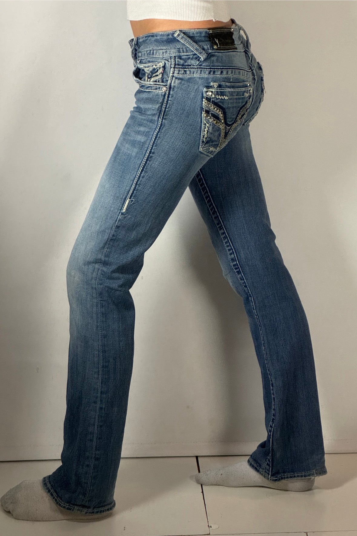 Lågmidjade jeans stl: XS