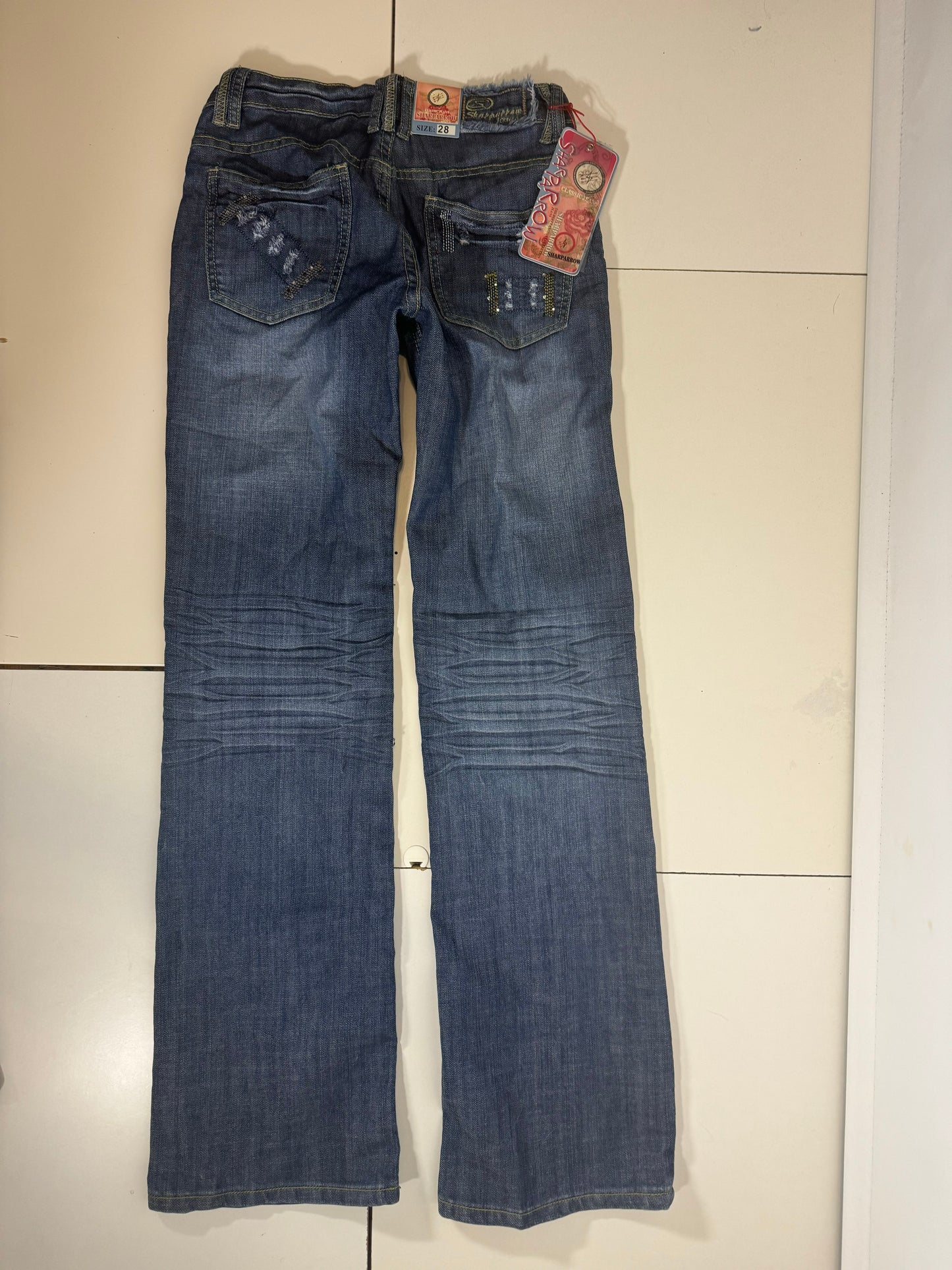 Lågmidjade jeans stl: XS
