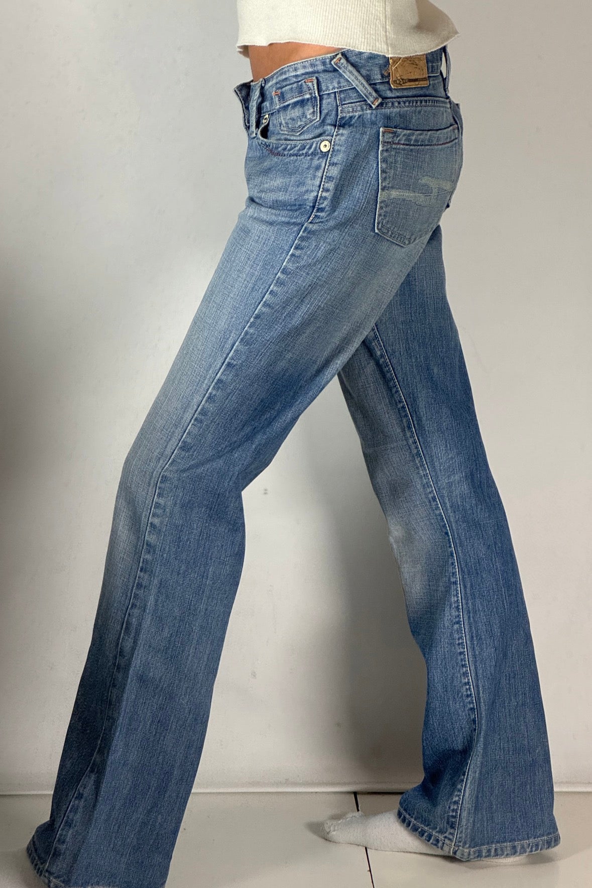 Lågmidjade jeans stl: S