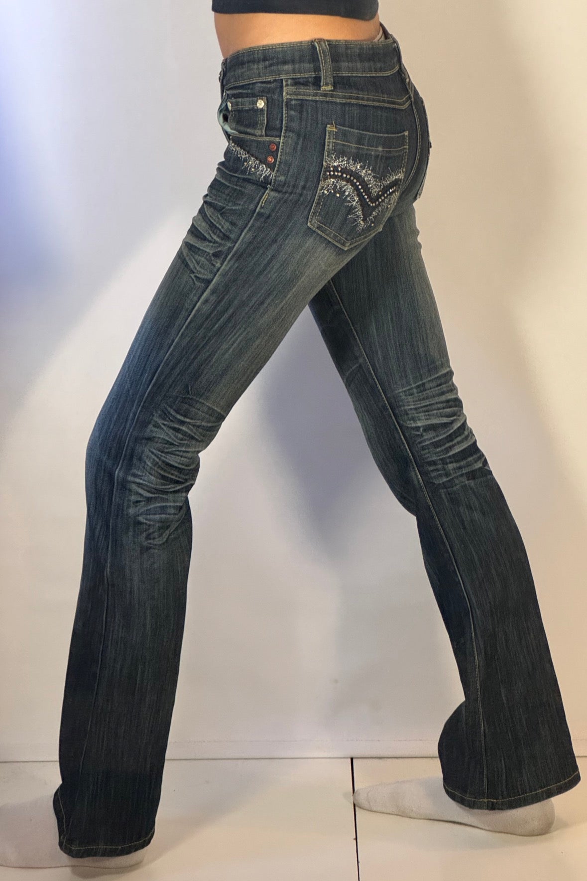 Lågmidjade jeans stl: XS