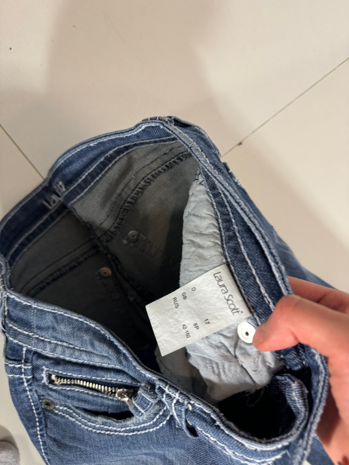 Lågmidjade jeans stl: XS