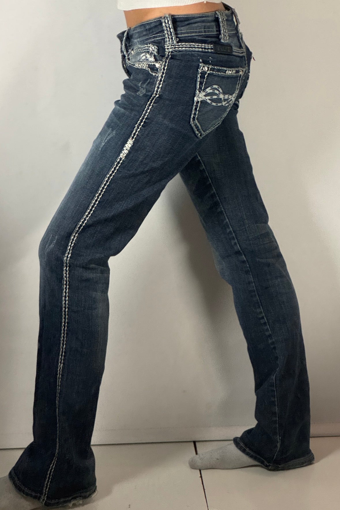 Lågmidjade jeans stl: S