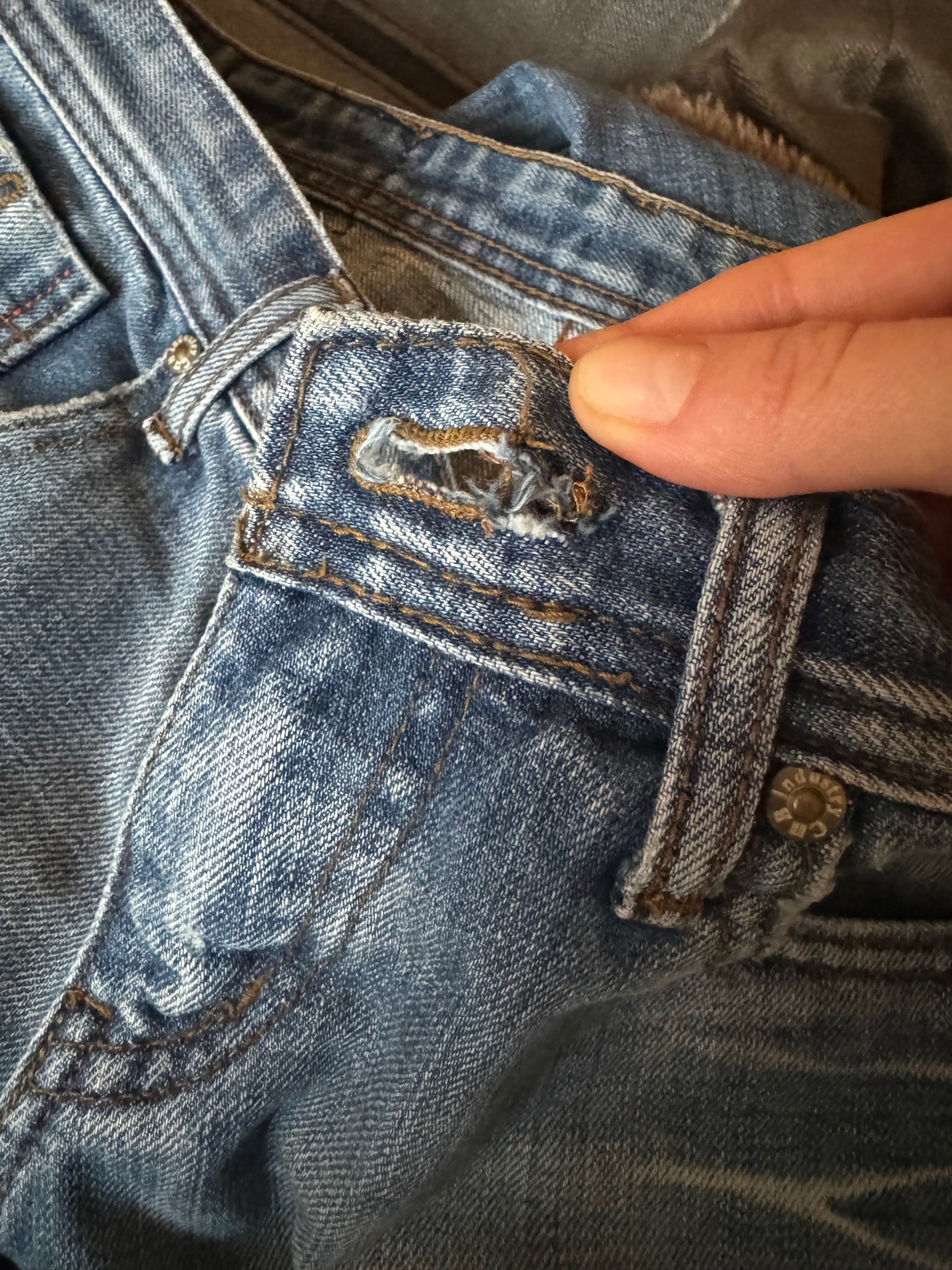 Lågmidjade jeans stl: XS