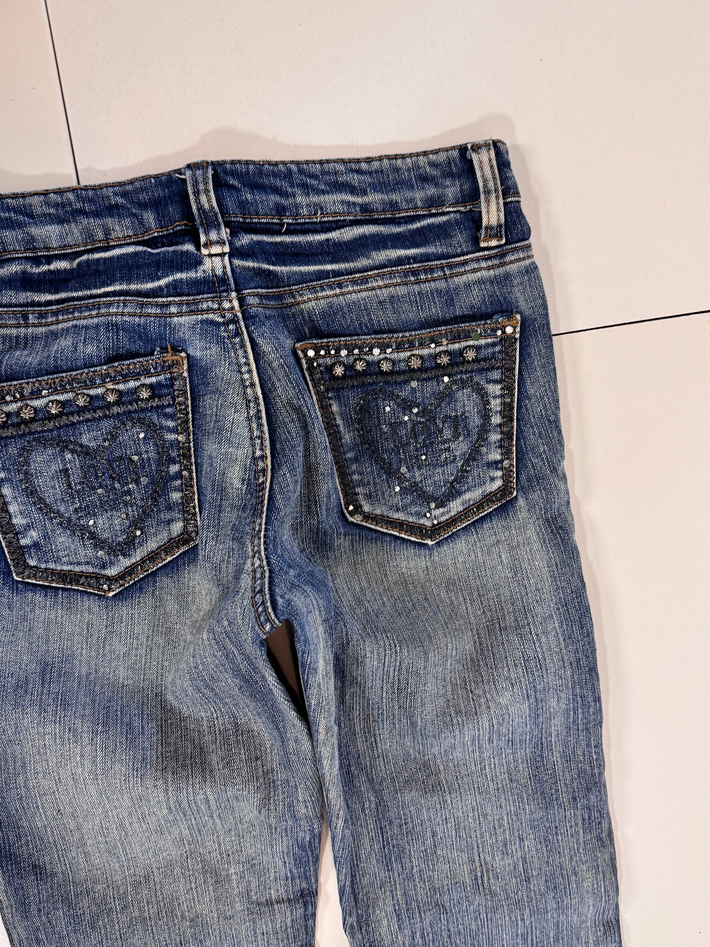 Lågmidjade jeans stl: XXS