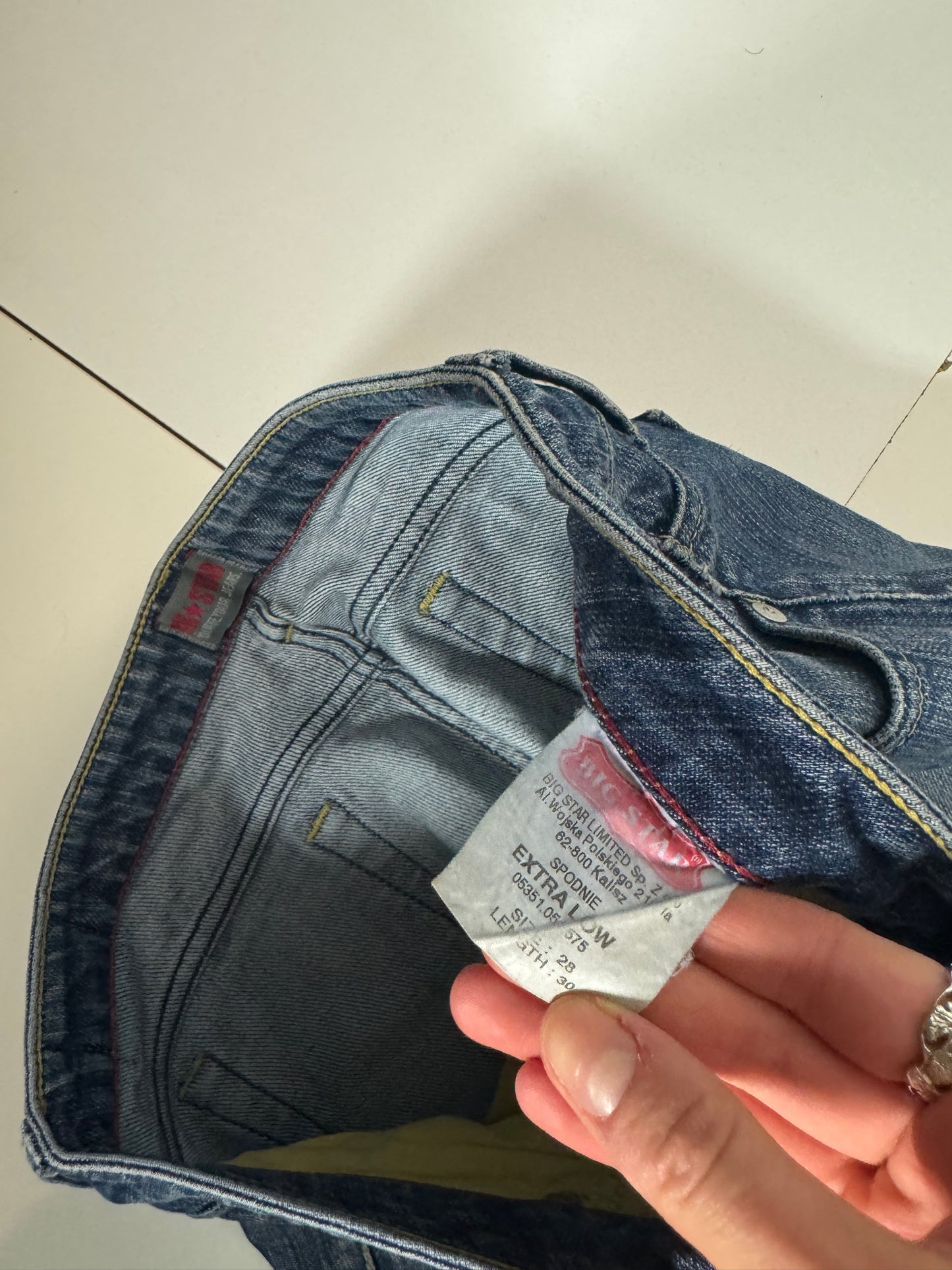 Lågmidjade jeans stl: XS