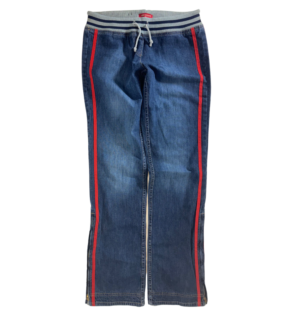 Lågmidjade jeans–stl: XS