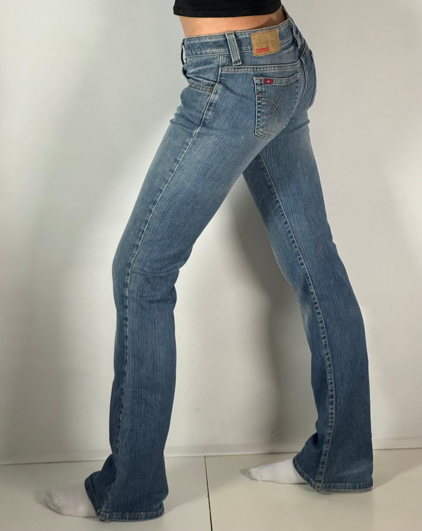 Lågmidjade jeans stl: S
