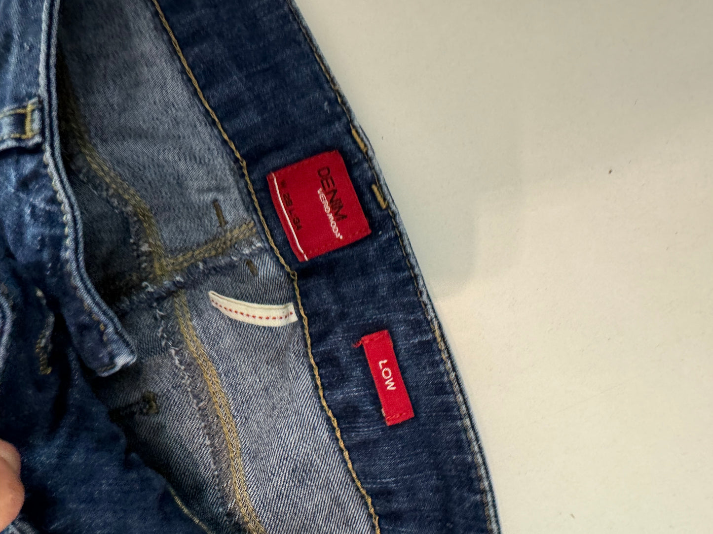 Lågmidjade jeans stl: S