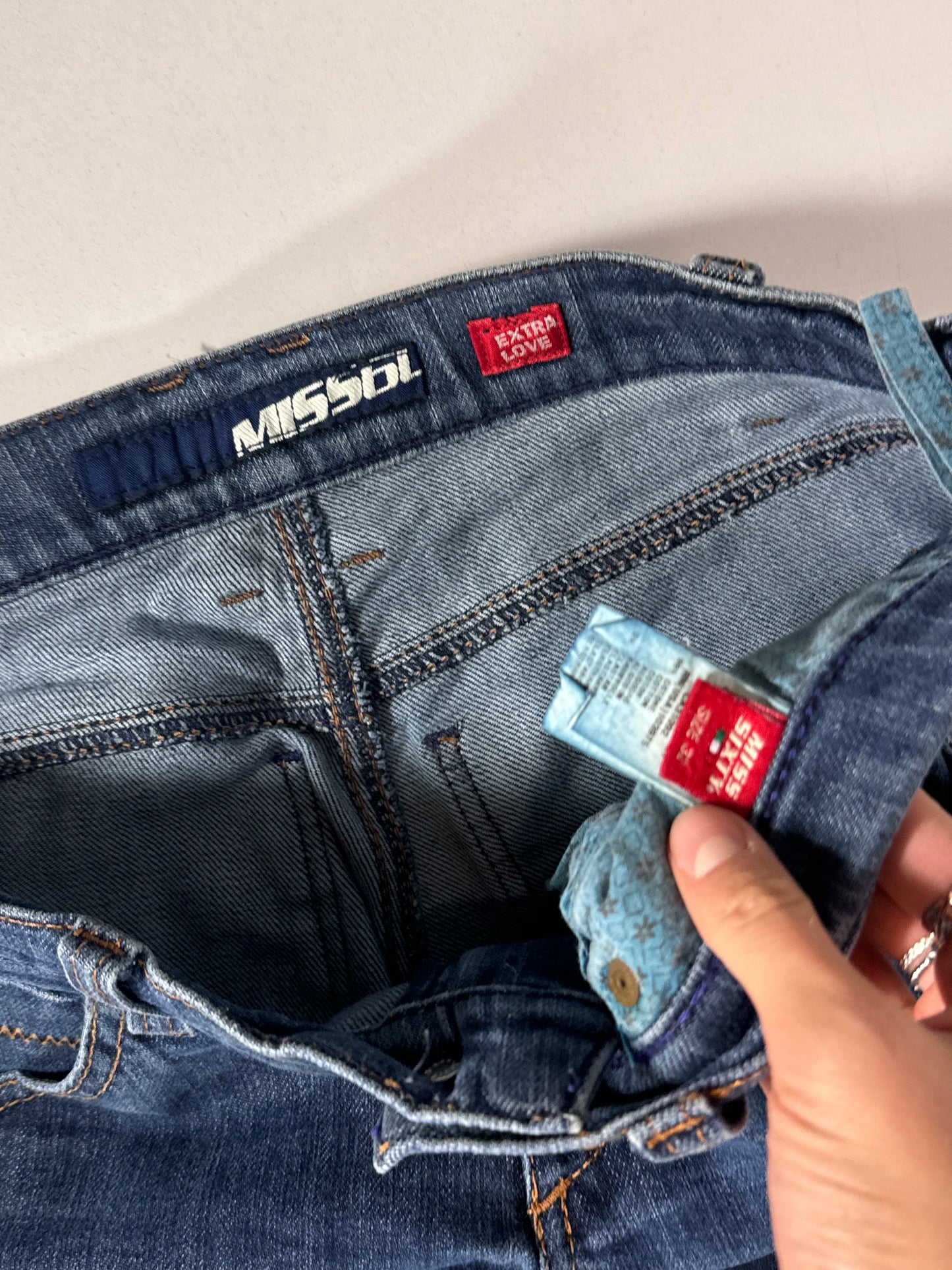 Lågmidjade jeans stl: M/L
