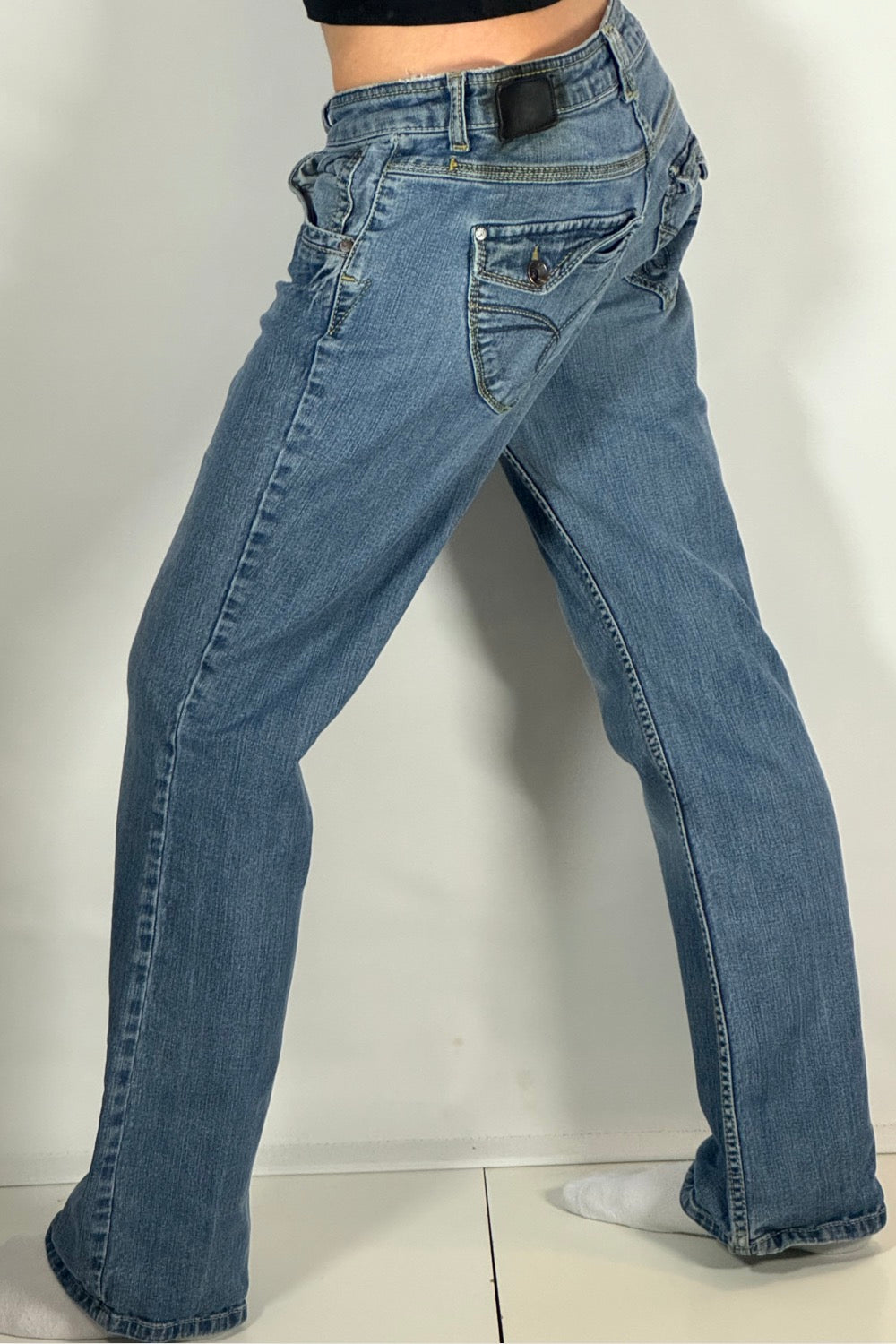 Lågmidjade jeans stl: M