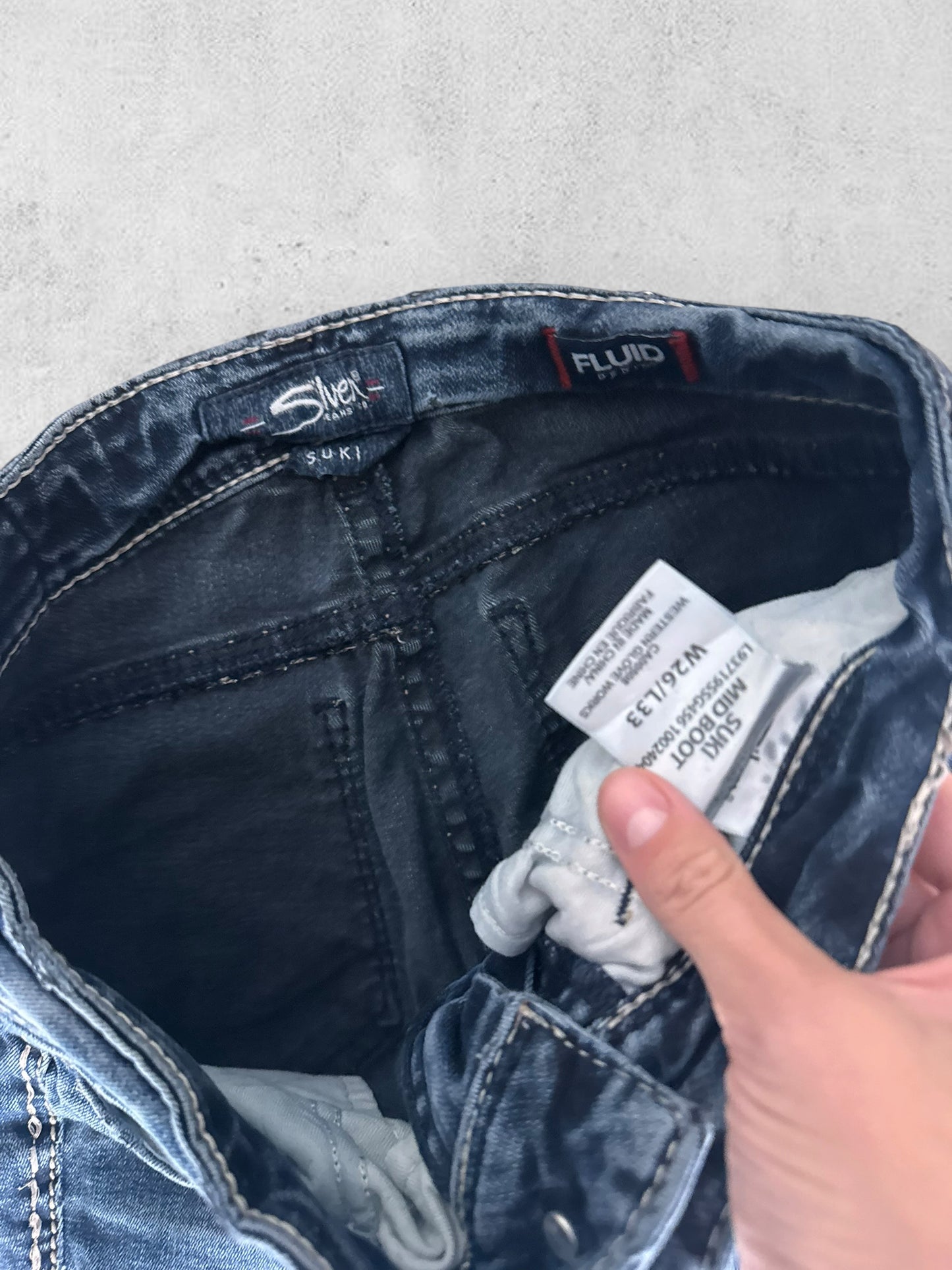 Low-rise jeans size: XS