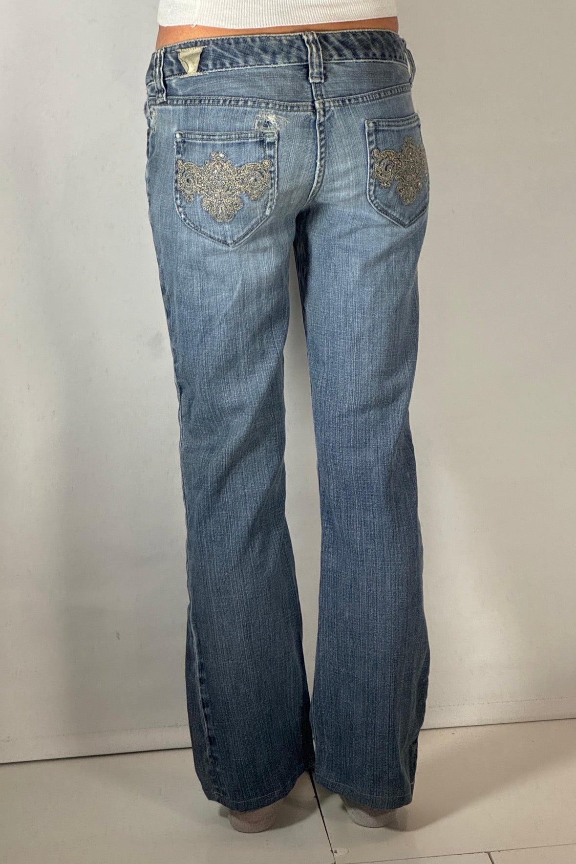 Lågmidjade jeans stl: S