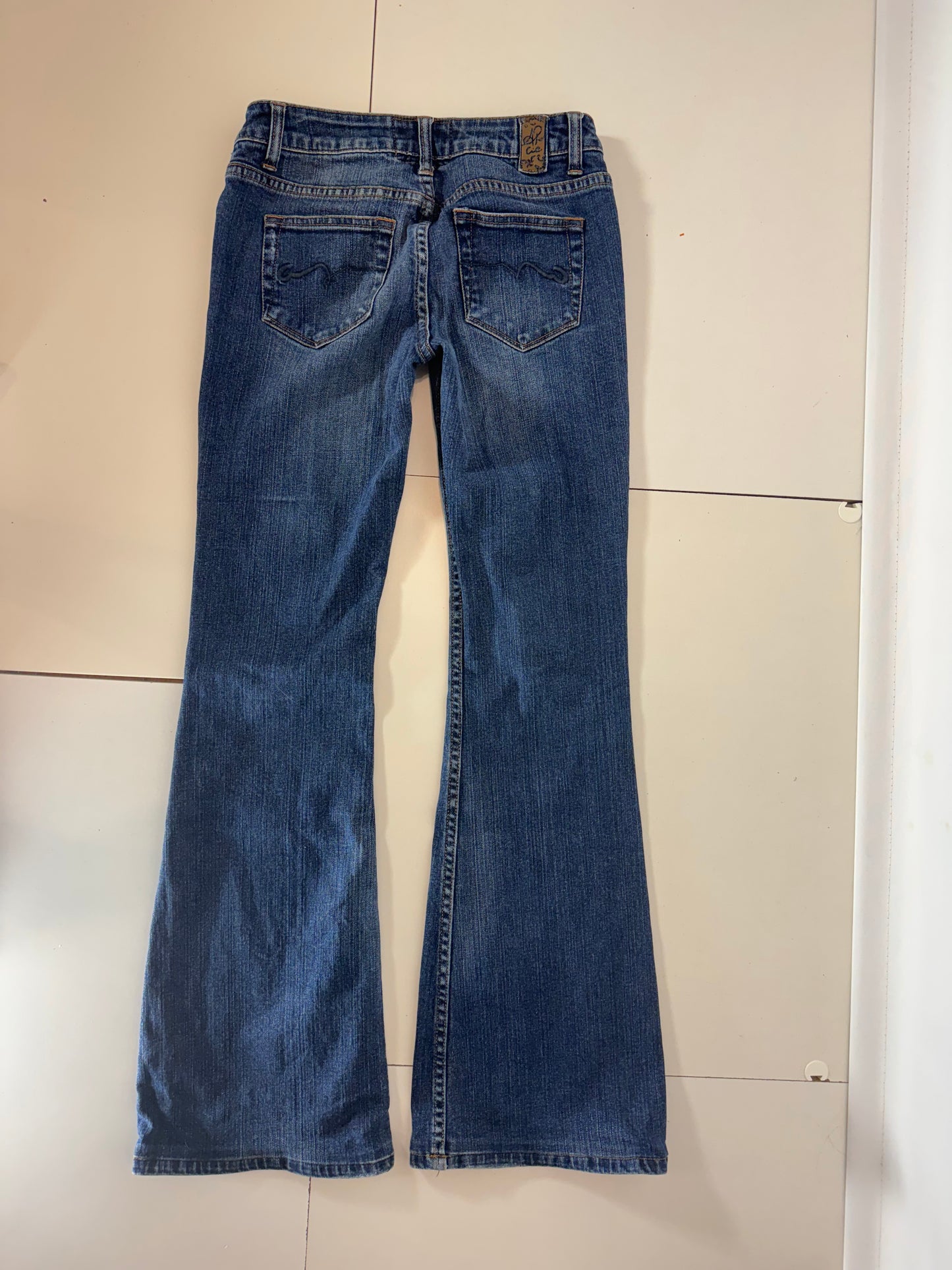 Lågmidjade jeans–stl: XS