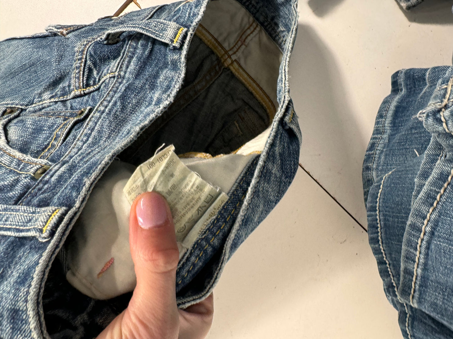 Lågmidjade jeans stl: XS