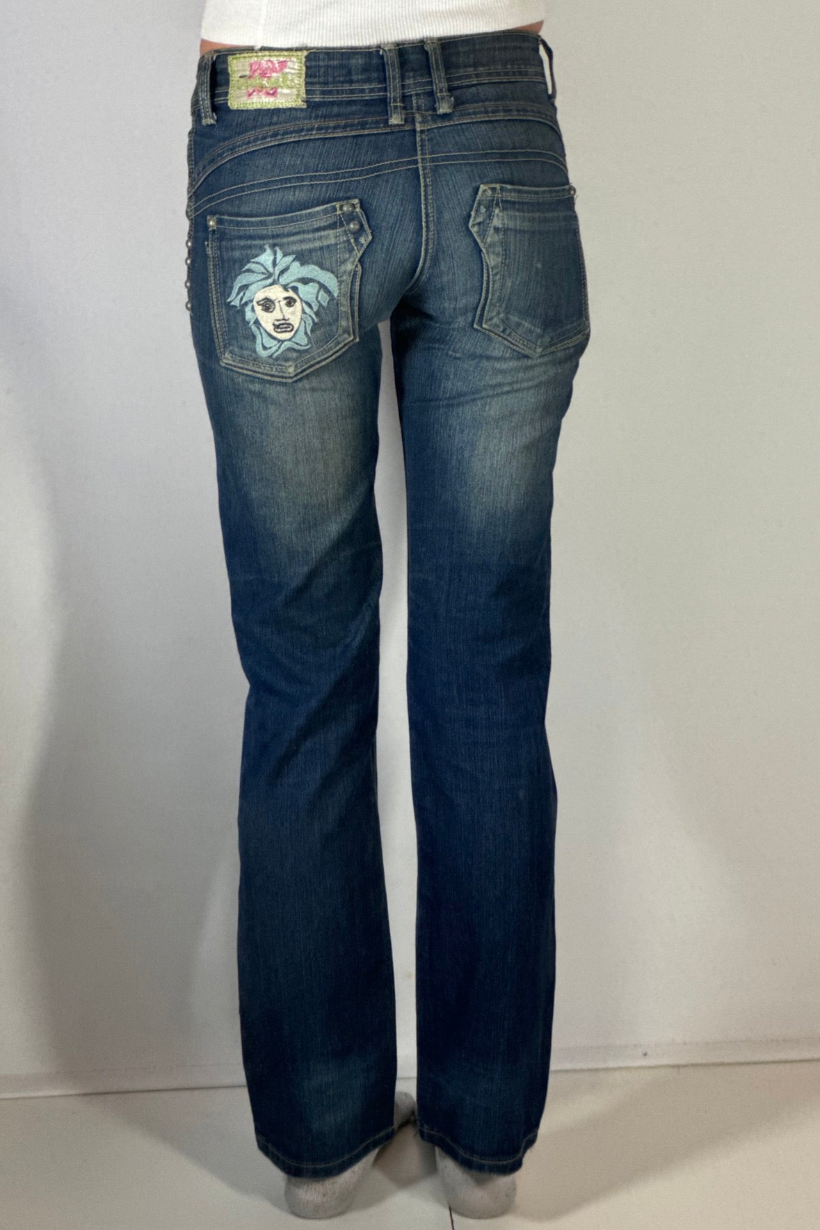 Lågmidjade jeans stl: XS