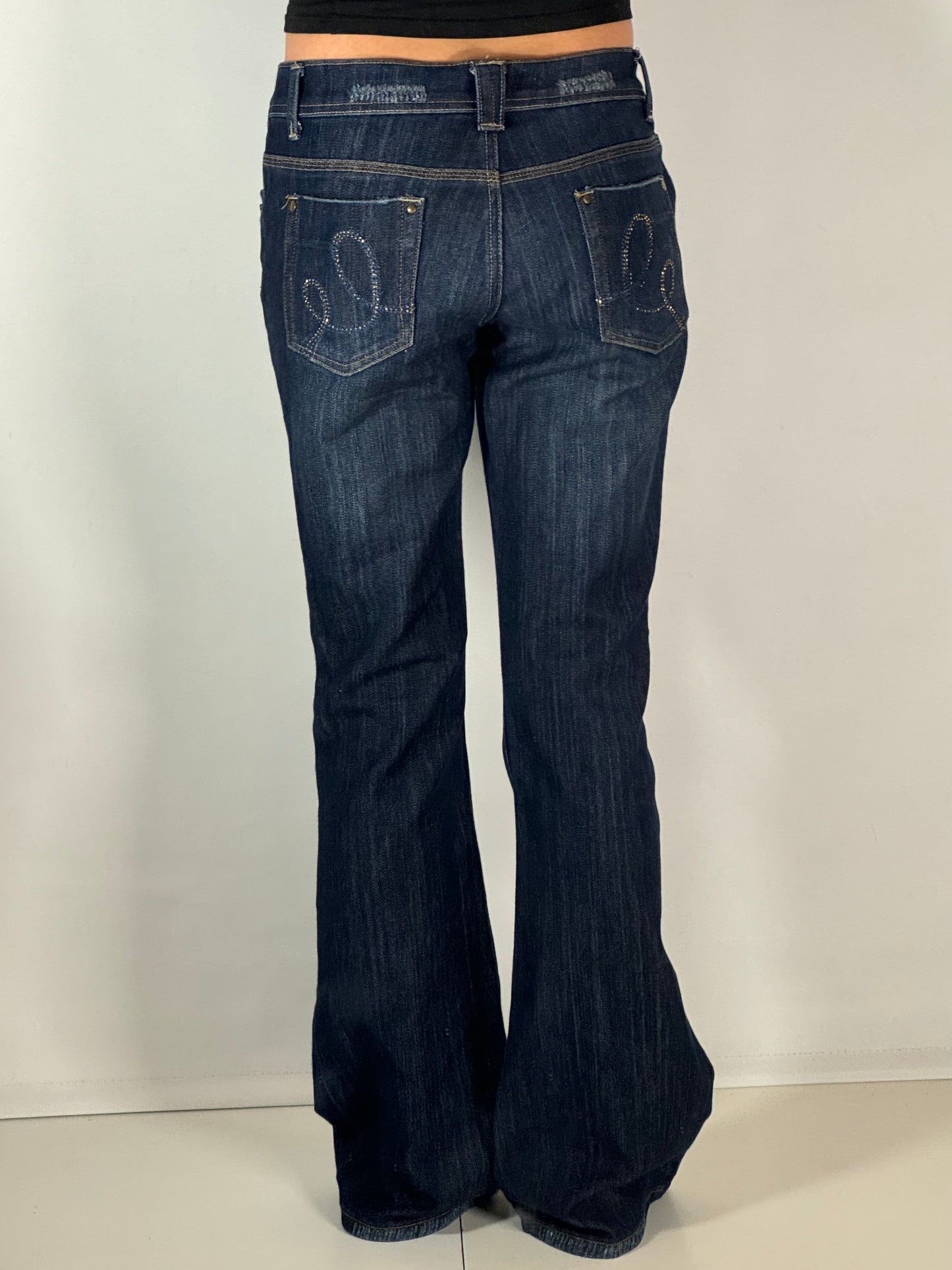 Lågmidjade jeans stl: S