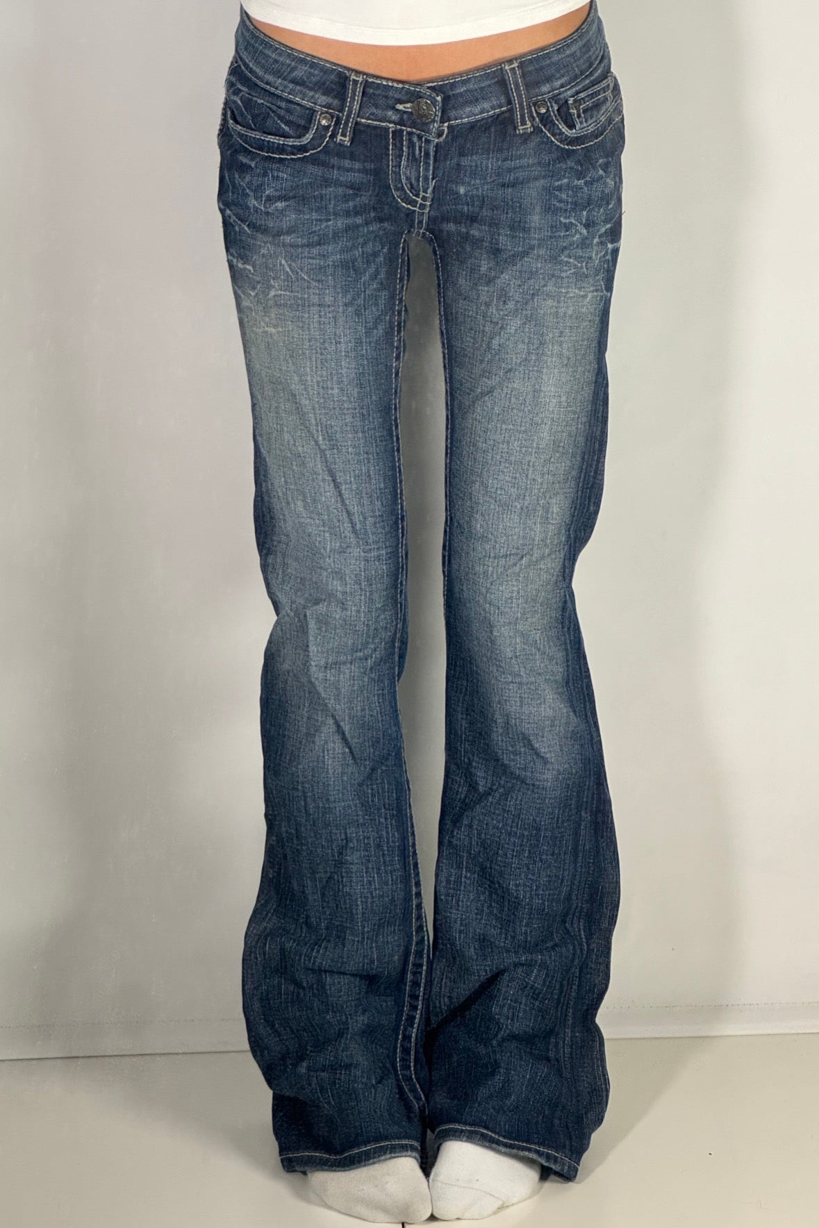 Lågmidjade jeans stl: S