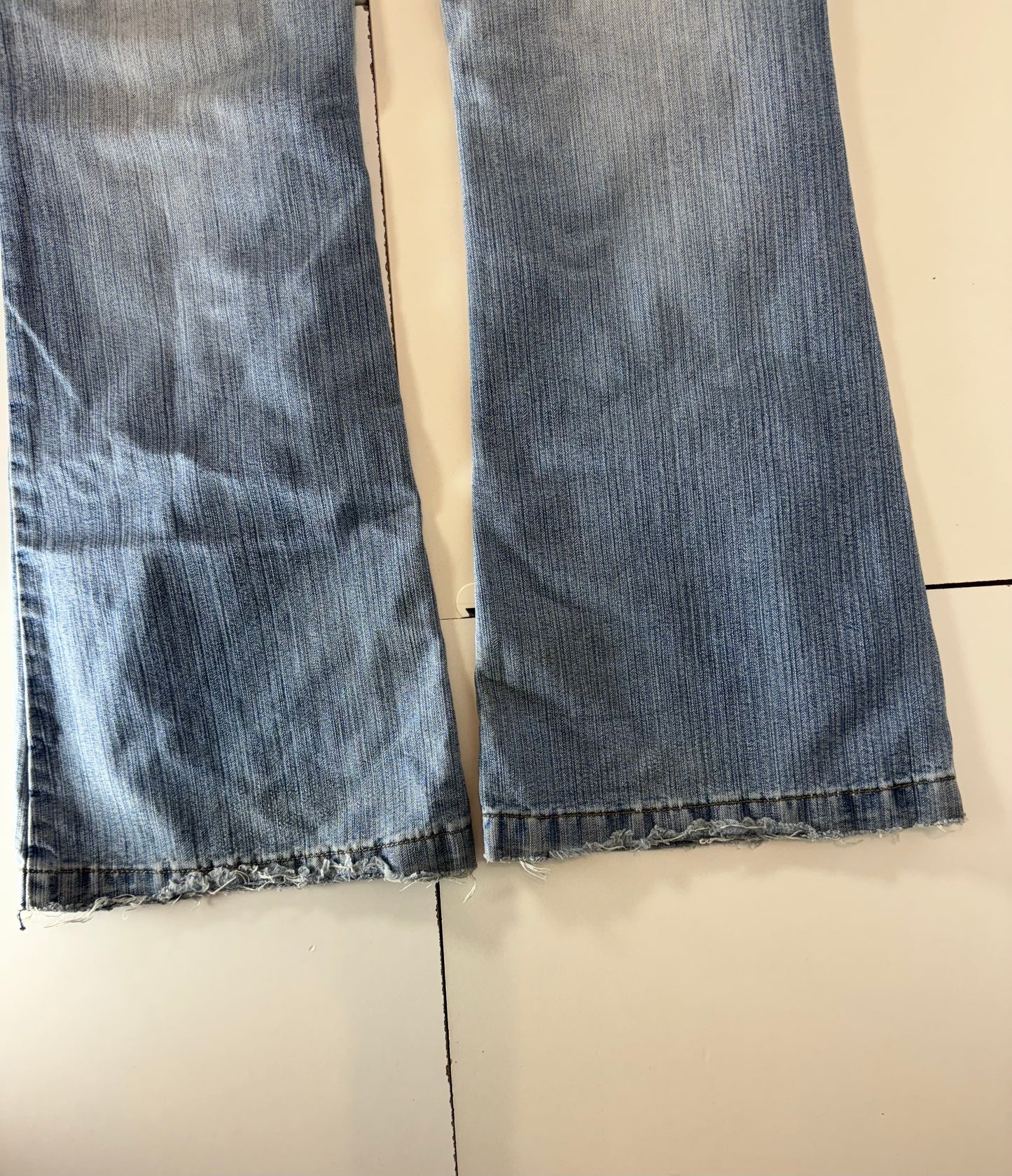 Lågmidjade jeans–stl: S