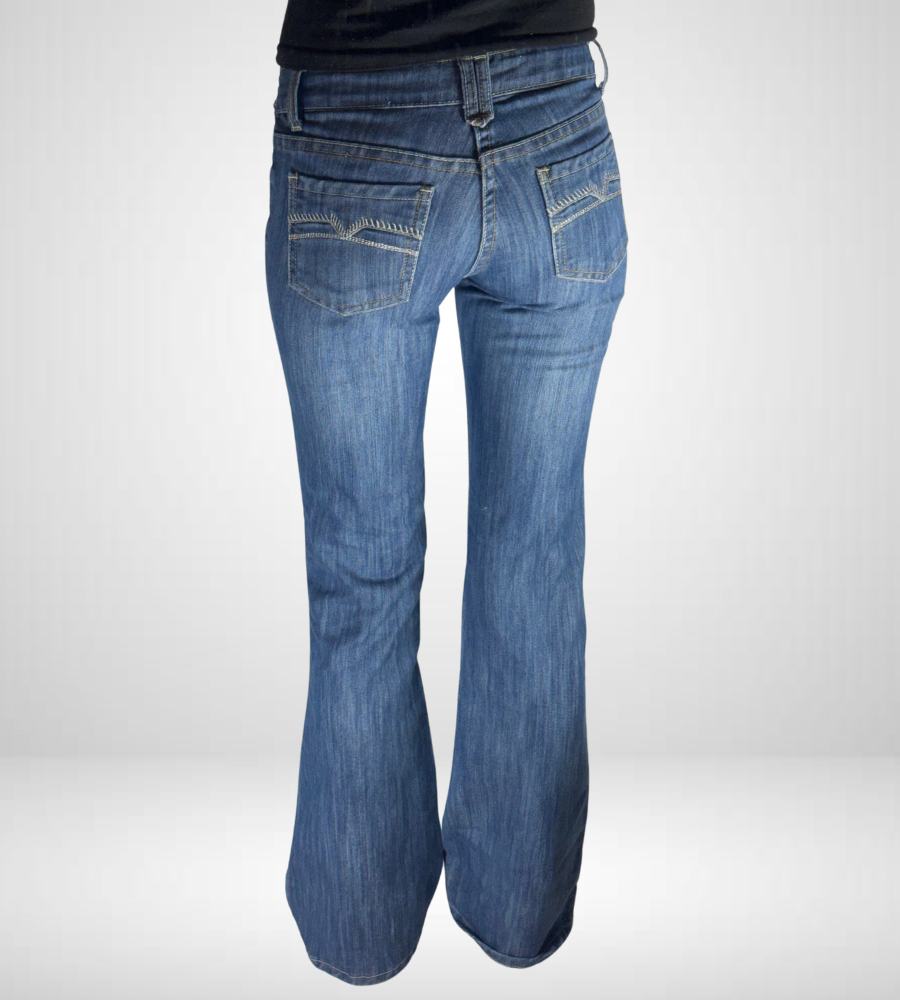 Lågmidjade jeans–stl: XS
