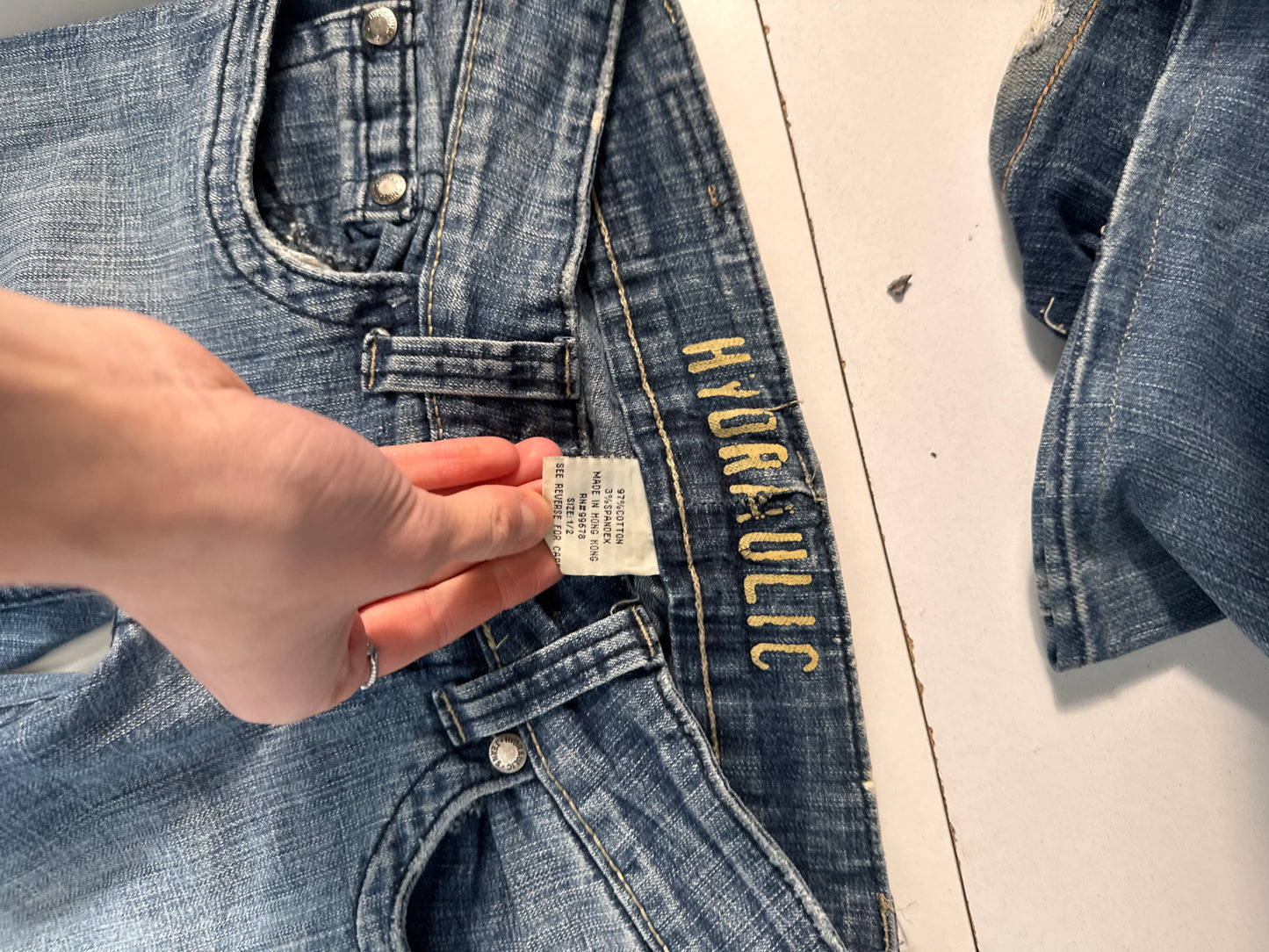 Lavtaljede jeans str: XXS