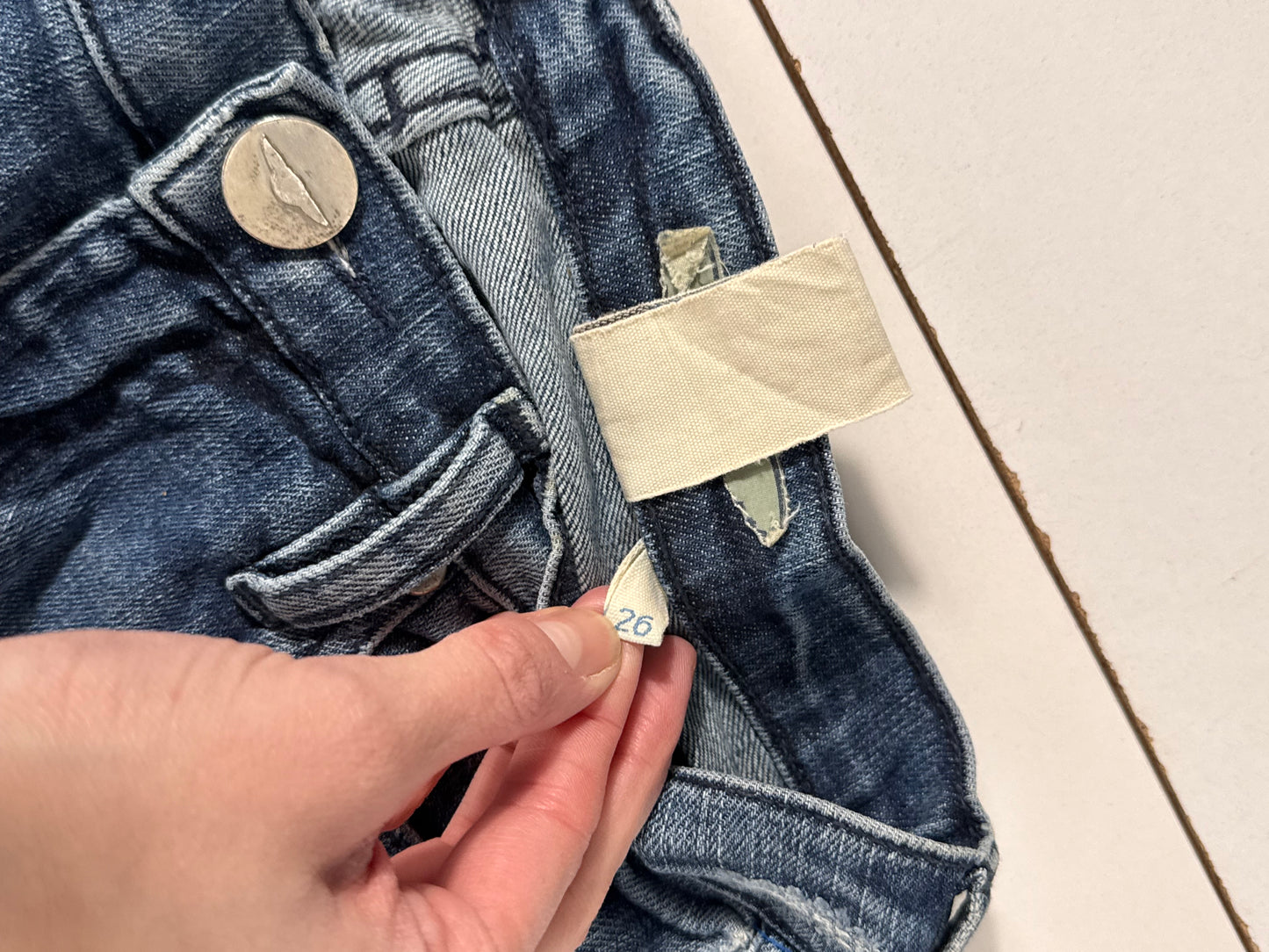 Lågmidjade jeans stl: S