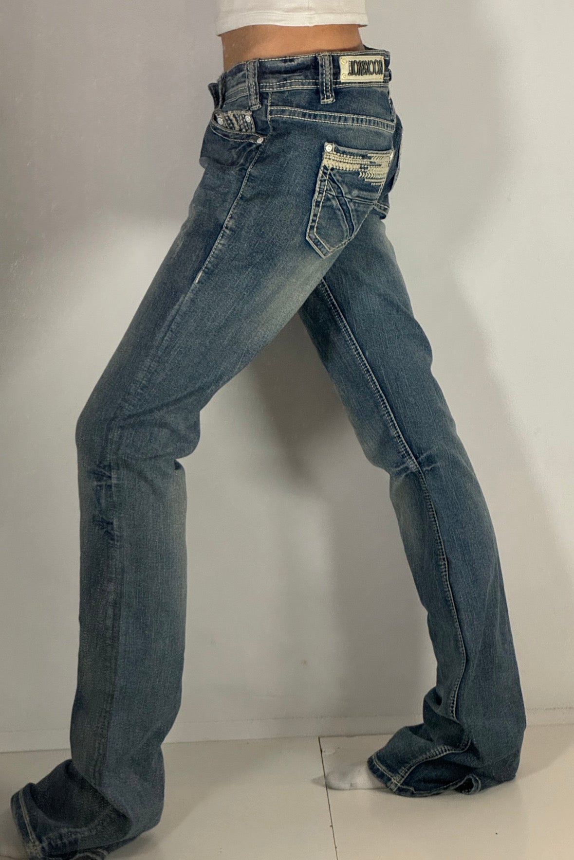 Lågmidjade jeans stl: S