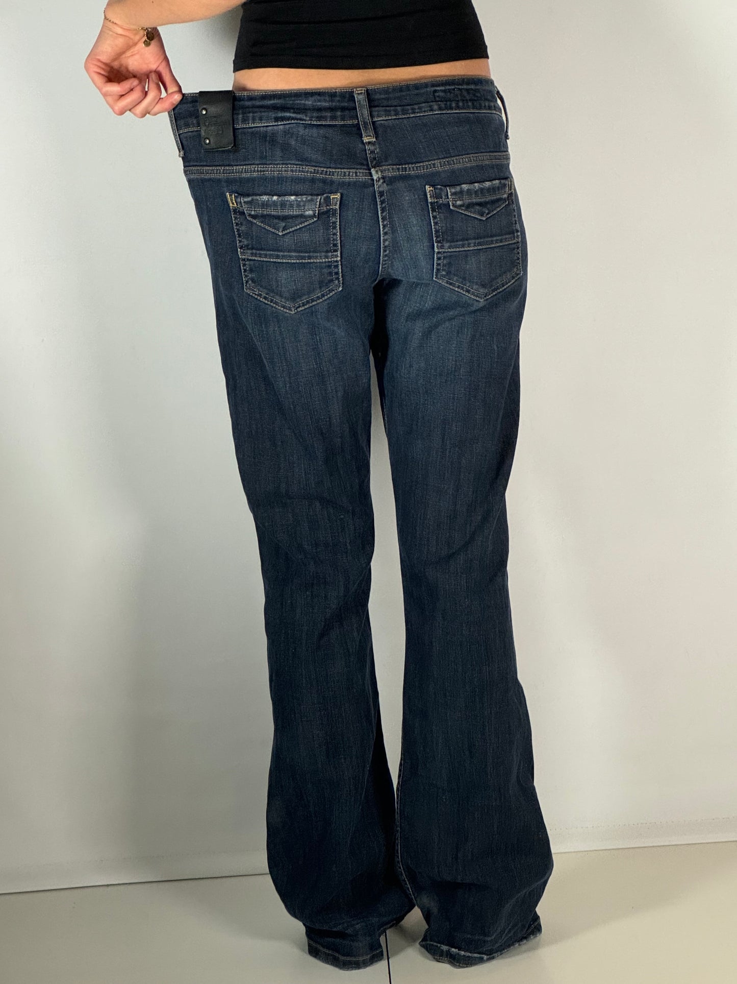 Lågmidjade jeans stl: M