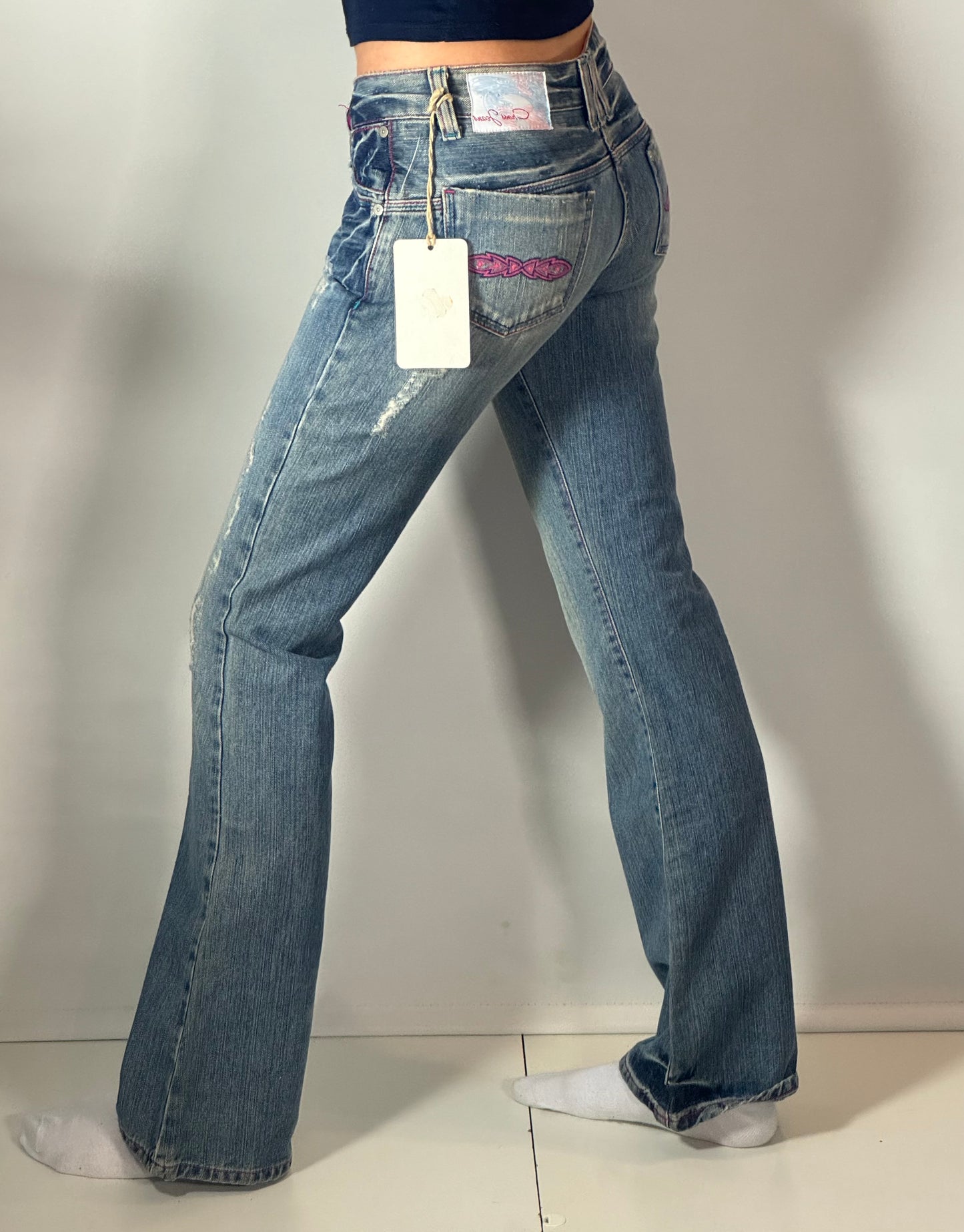 Lågmidjade jeans stl: XS